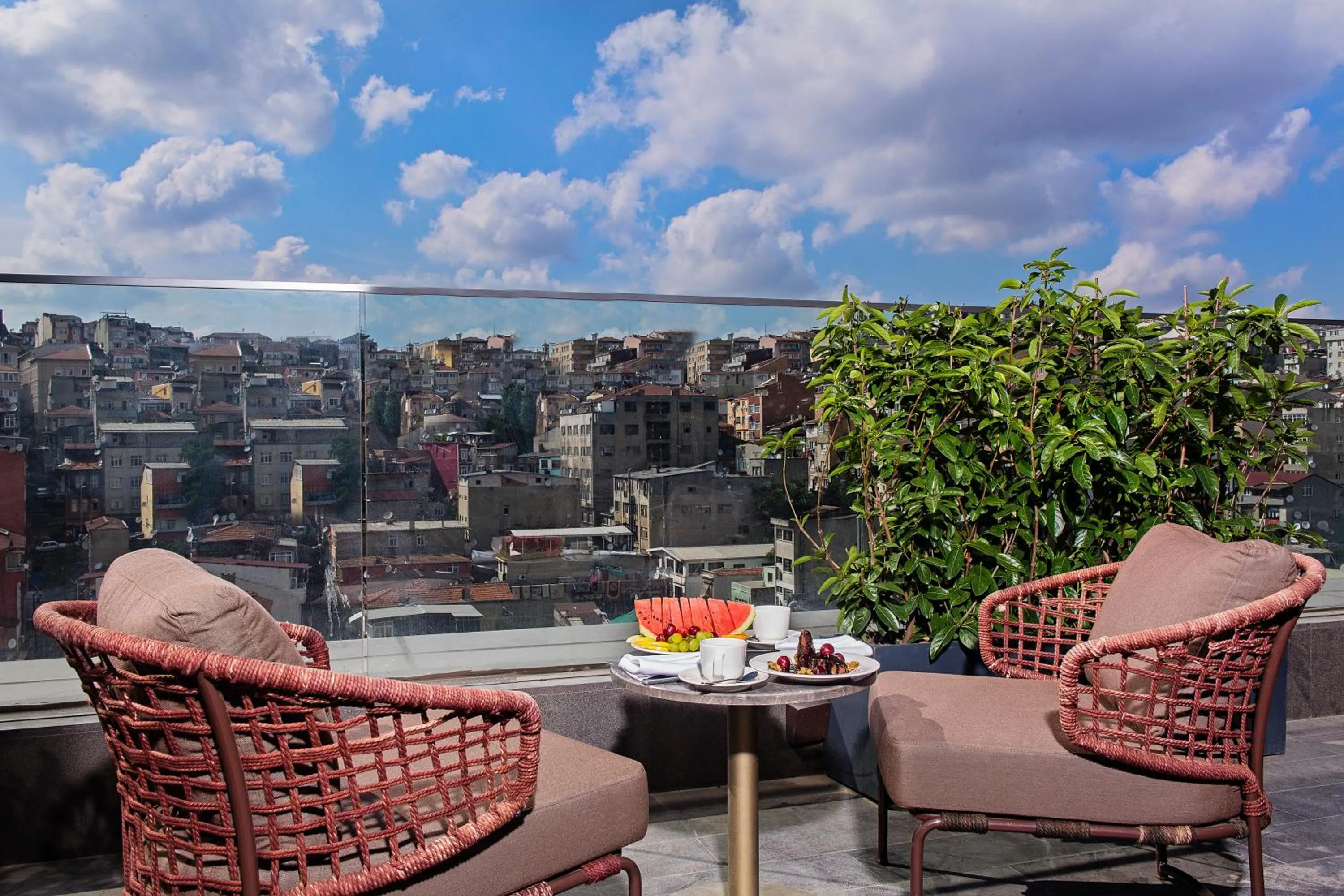 Balcony/Terrace in Naz City Hotel Taksim - Special Category