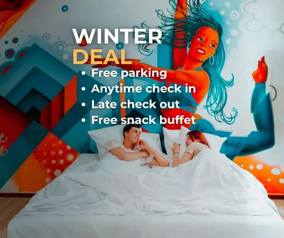 Bedroom in Amsterdam Teleport Hotel Bedroom in Amsterdam Teleport Hotel