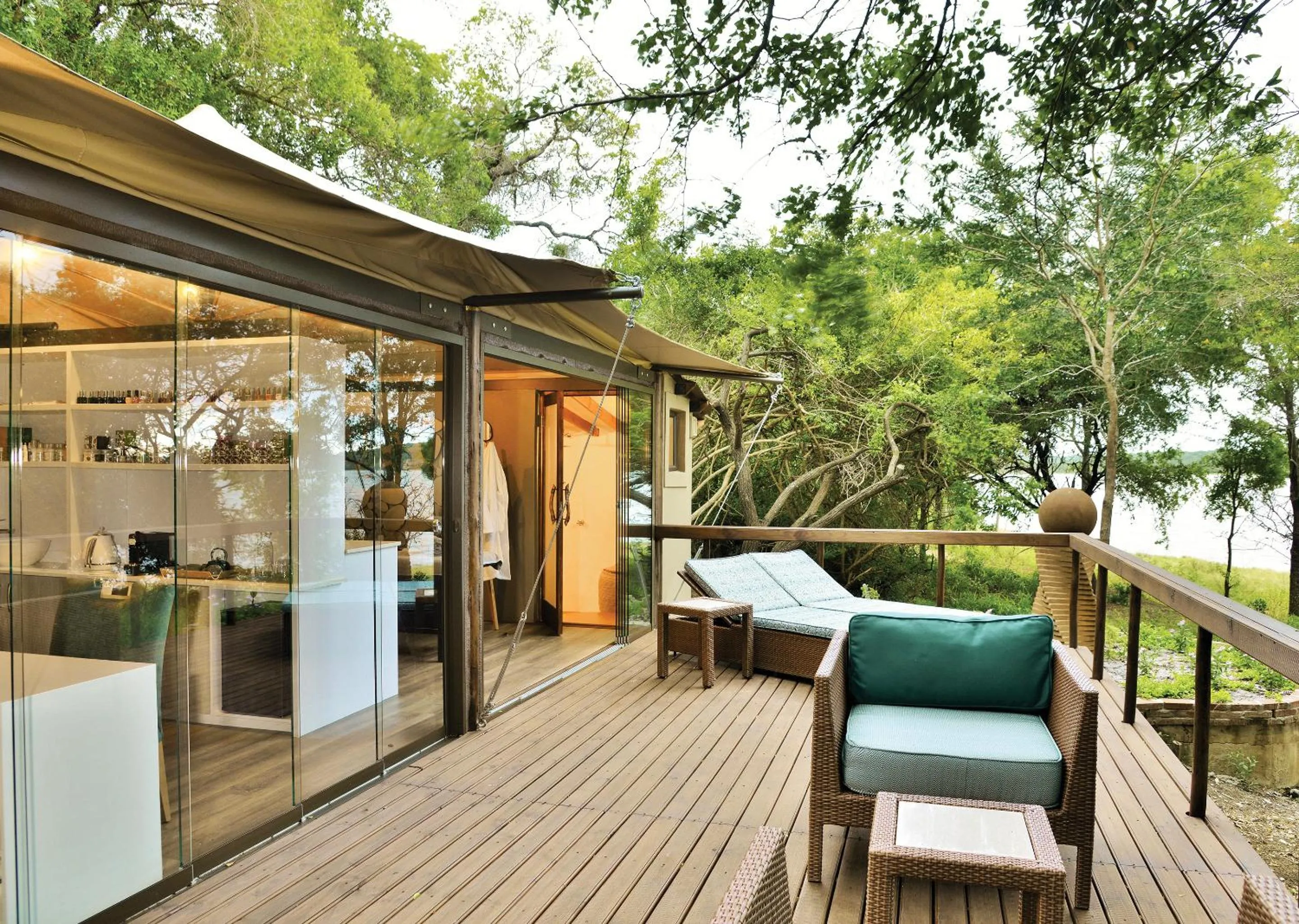 Patio in Malkoha Lake St Lucia