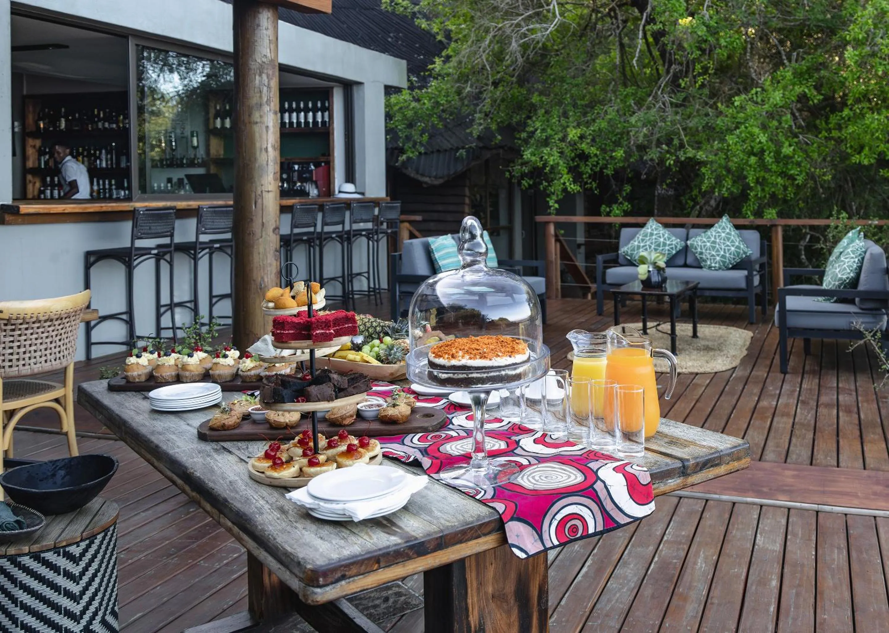 Patio in Malkoha Lake St Lucia