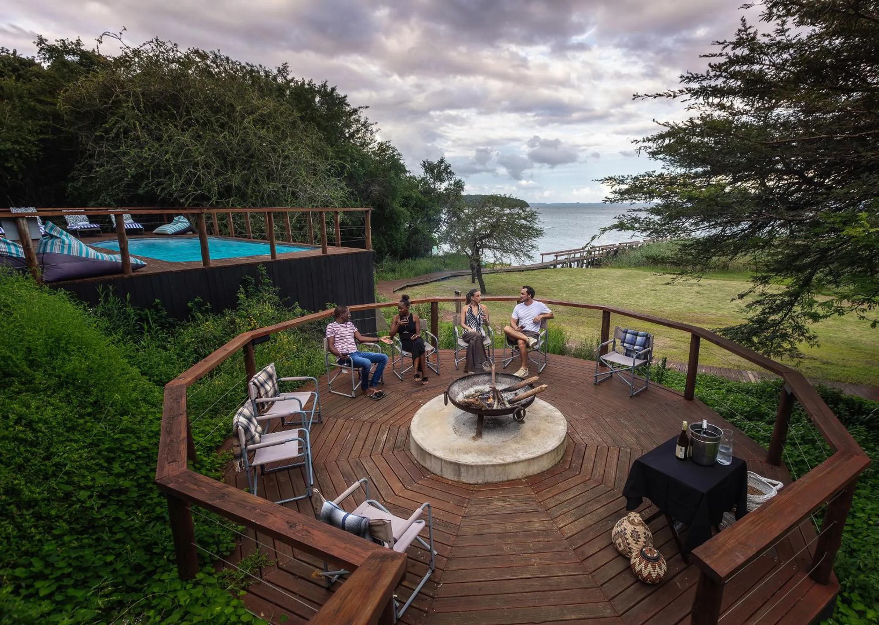 Patio in Malkoha Lake St Lucia