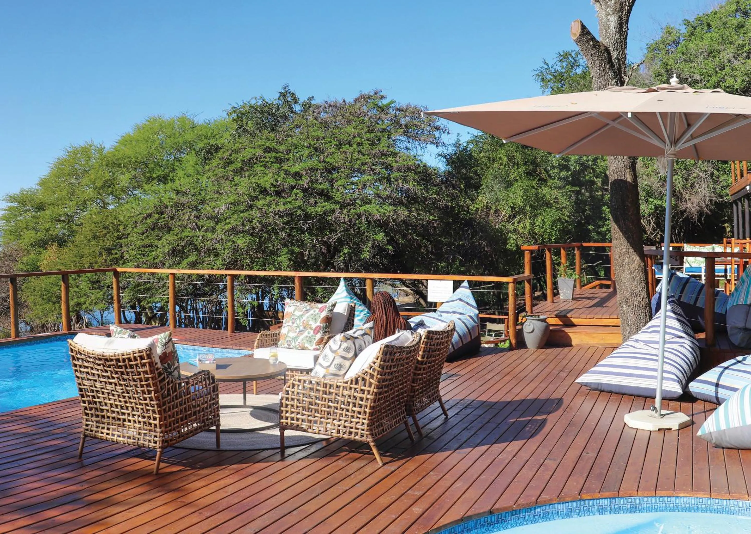 Patio in Nibela Lake Lodge by Dream Resorts