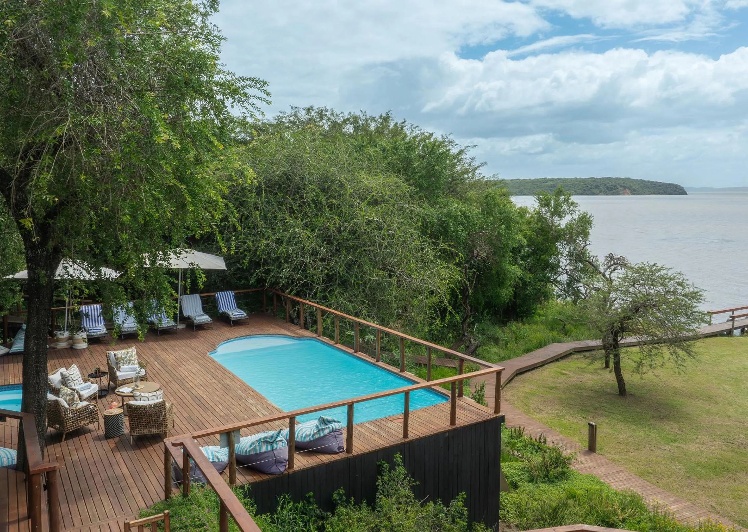 Patio in Malkoha Lake St Lucia