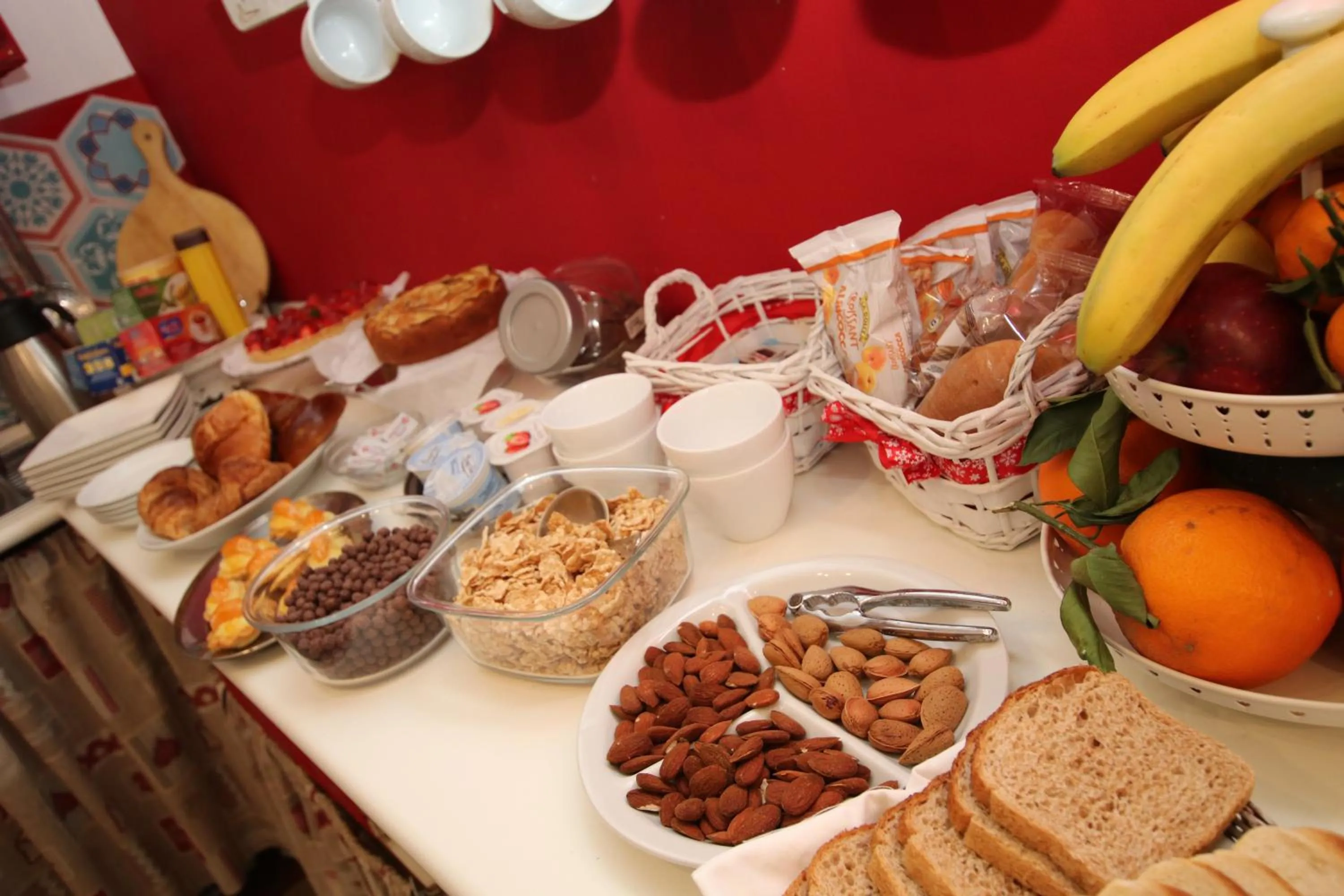 Italian breakfast in La Zagara B&B