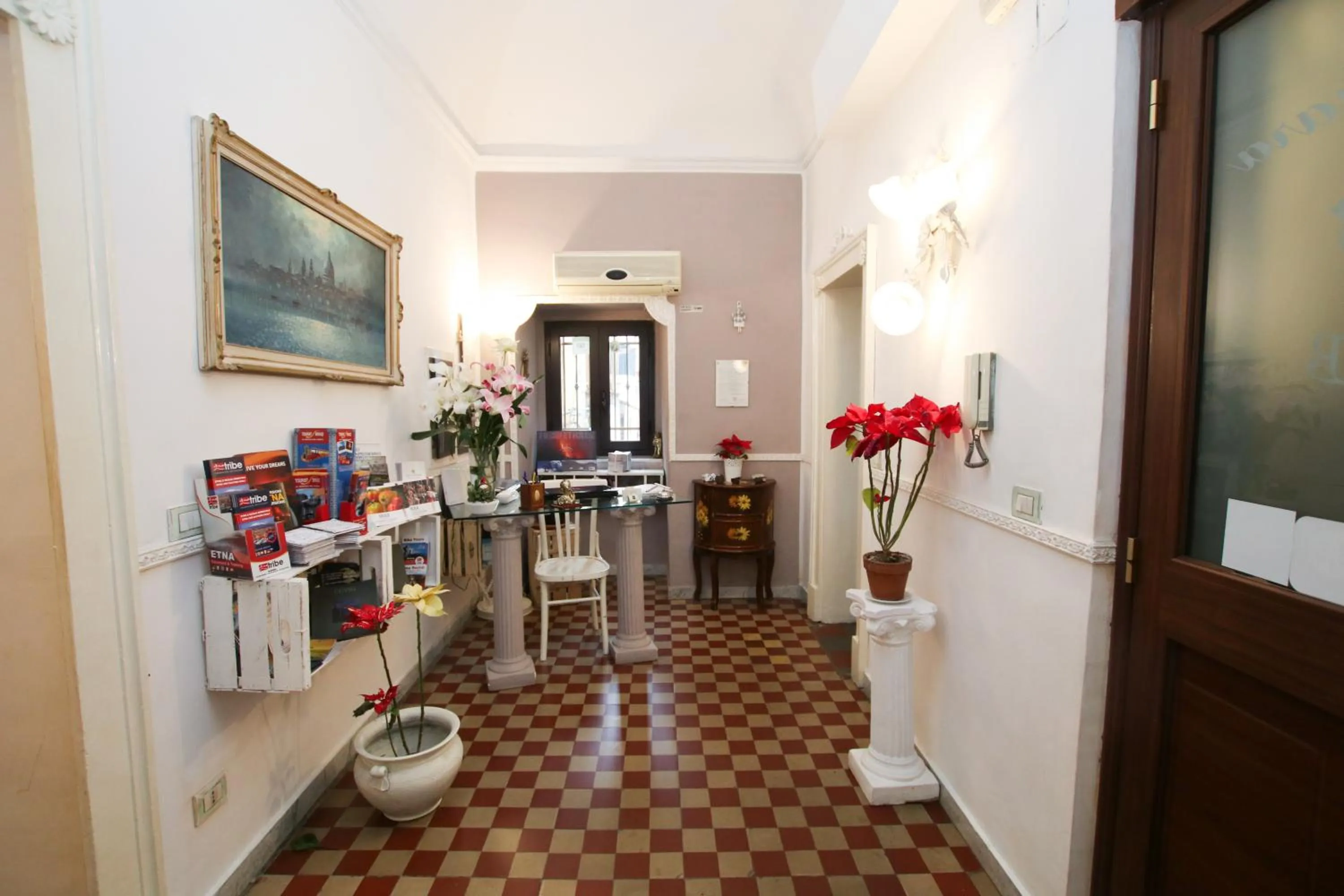 Lobby or reception in La Zagara B&B