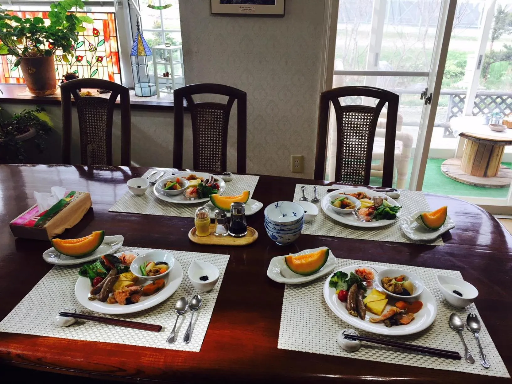 Breakfast in Natsumi no Sato