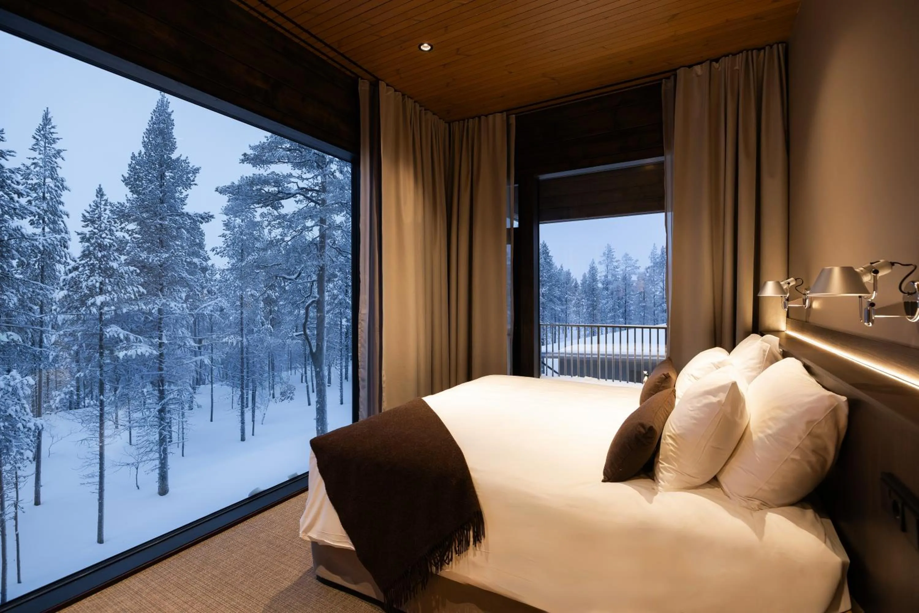 Bed in Gáldu Hotel & Spa
