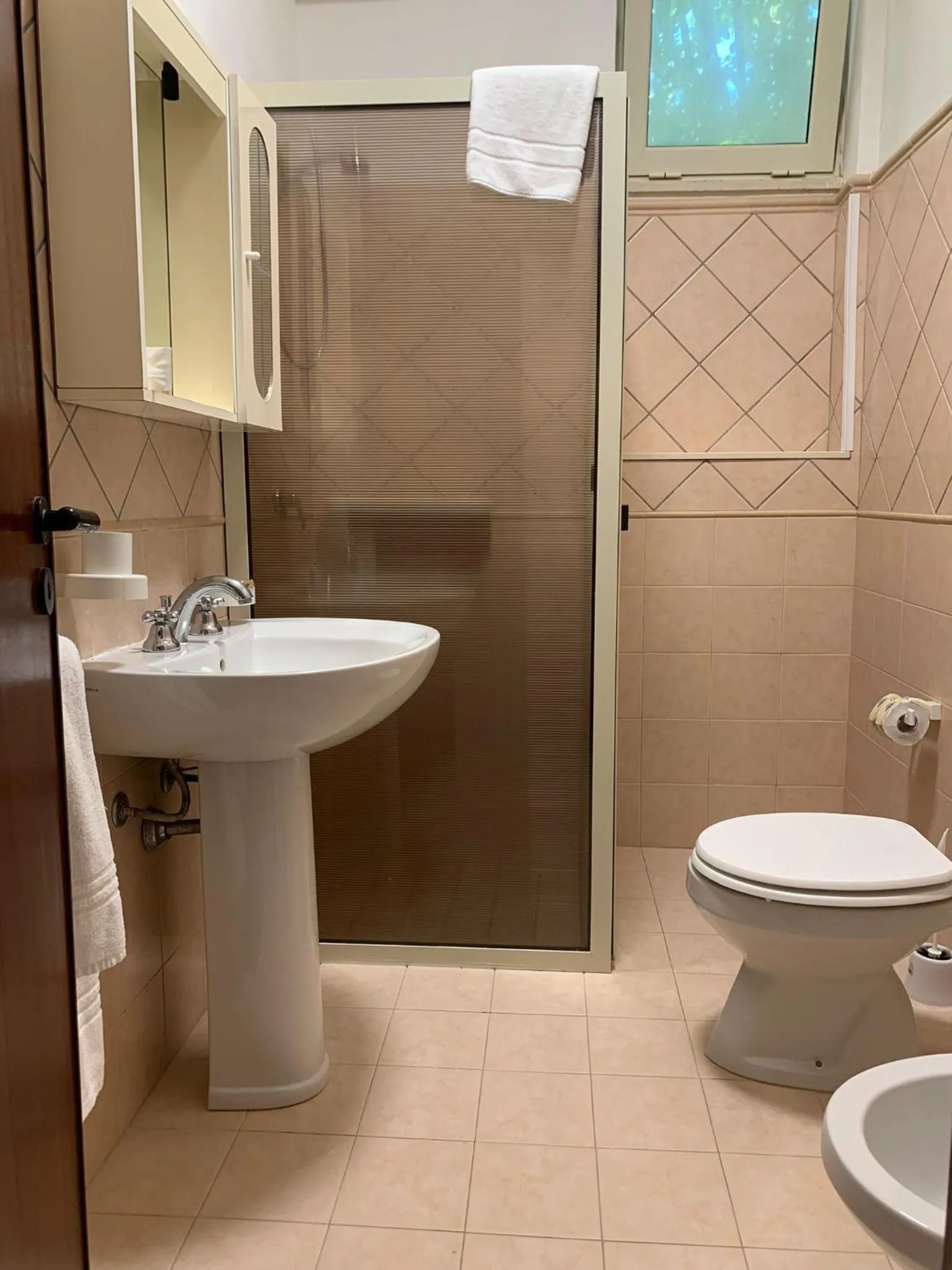 Bathroom in Hotel Le Macine