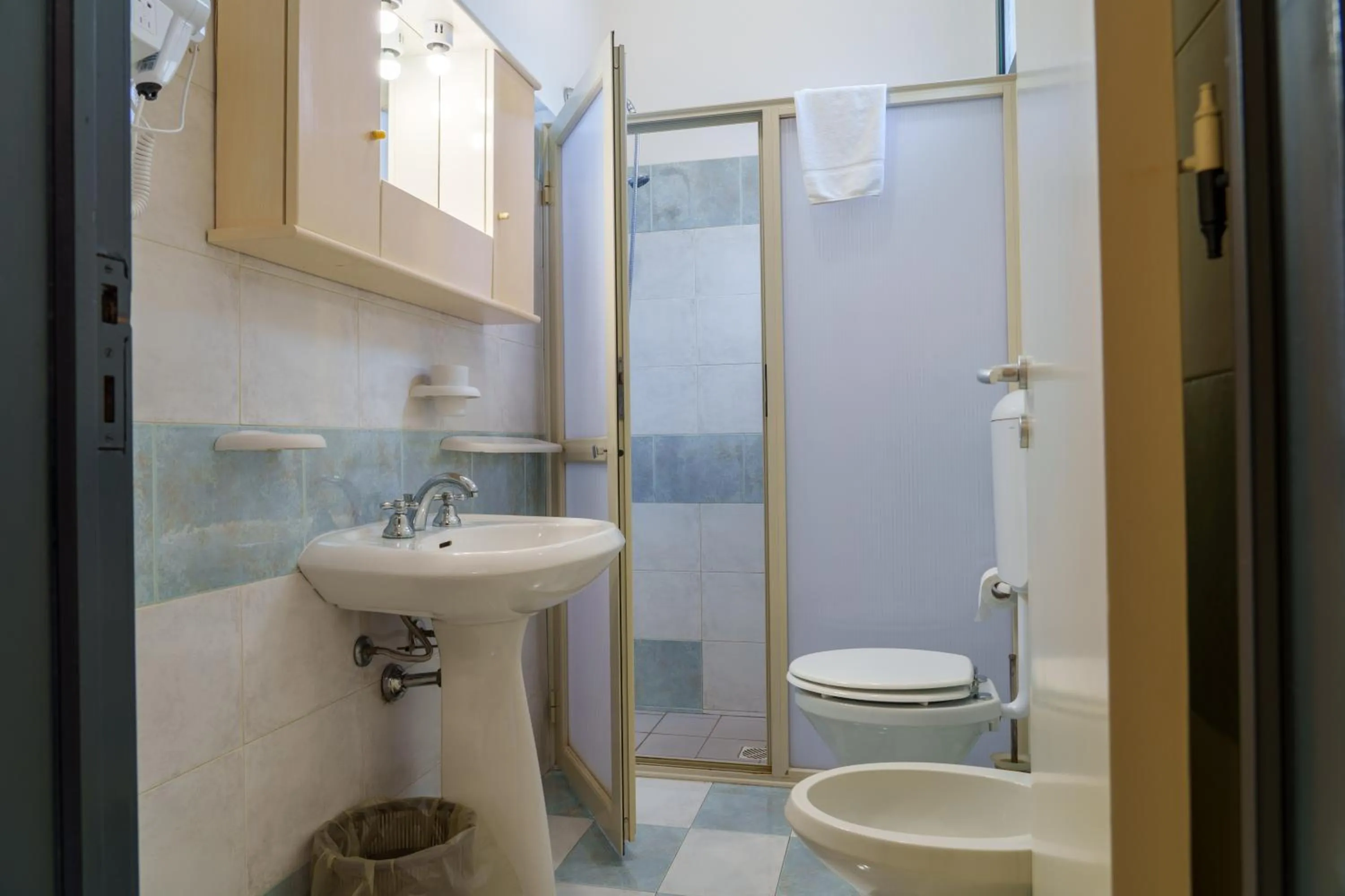 Bathroom in Hotel Le Macine