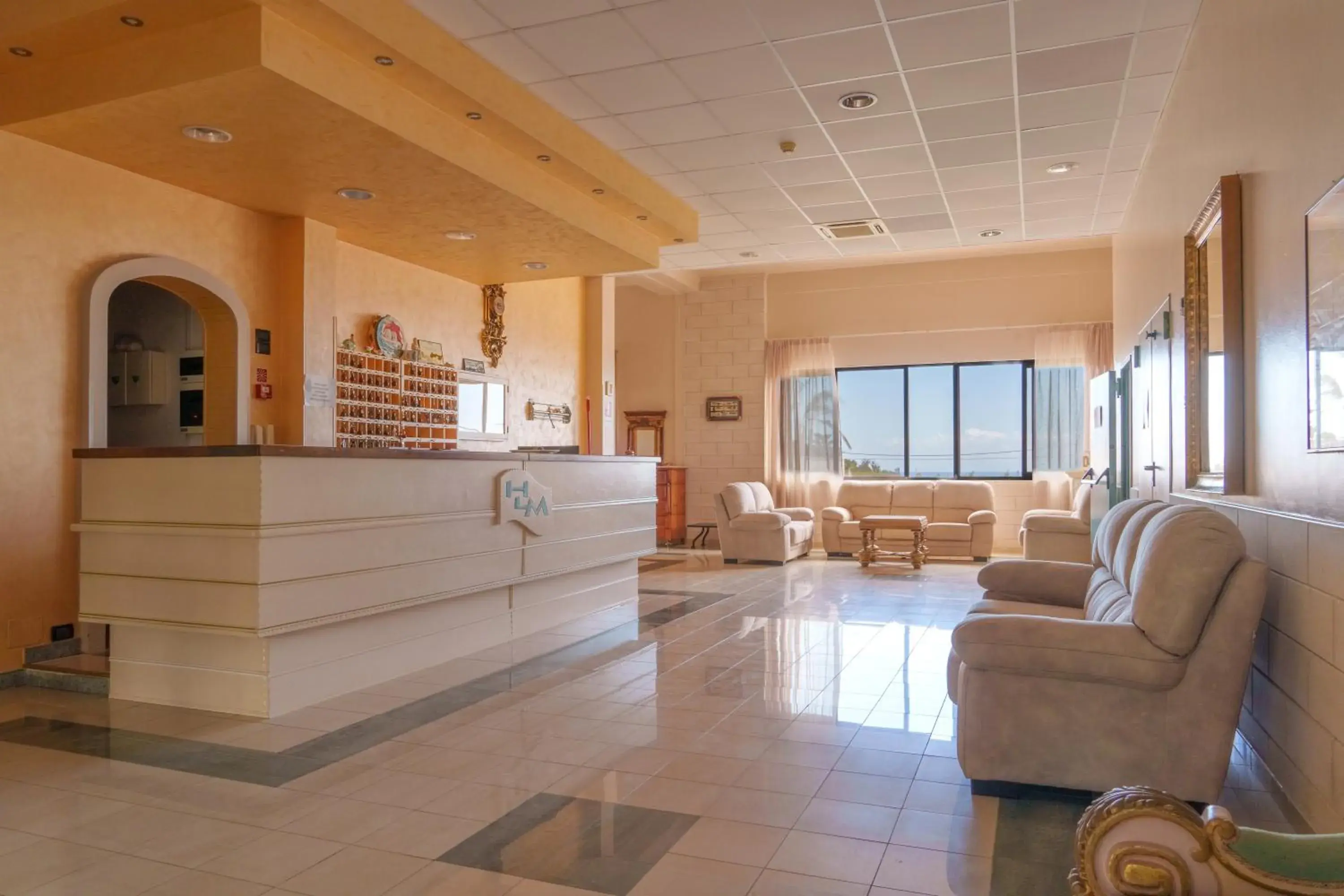 Lobby or reception in Hotel Le Macine Lobby or reception in Hotel Le Macine