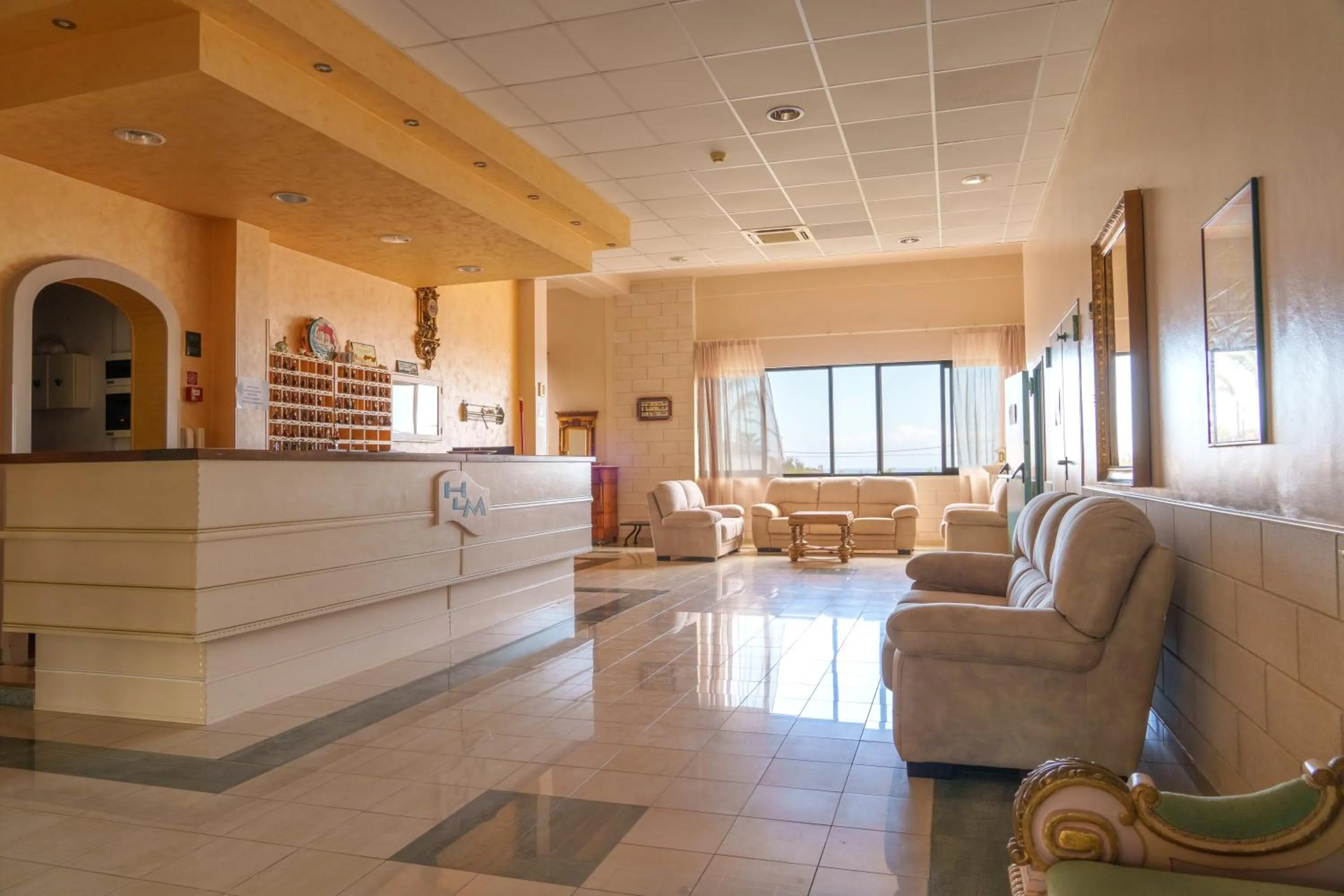 Lobby or reception in Hotel Le Macine