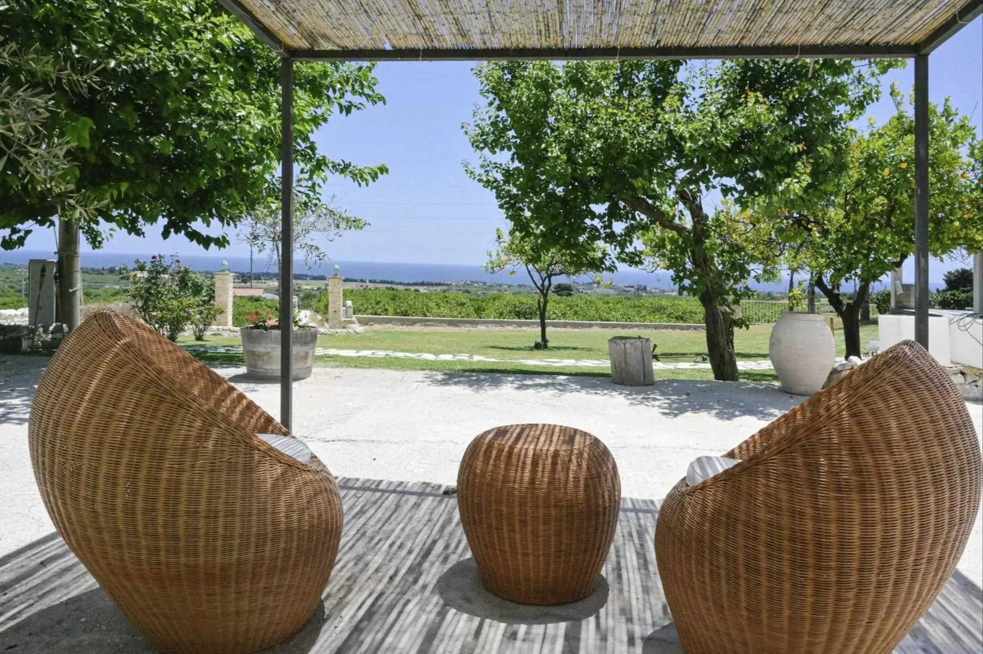 Deluxe Double Room with Sea View in Agriturismo Alle Riserve Cavagrande Deluxe Double Room with Sea View in Agriturismo Alle Riserve Cavagrande