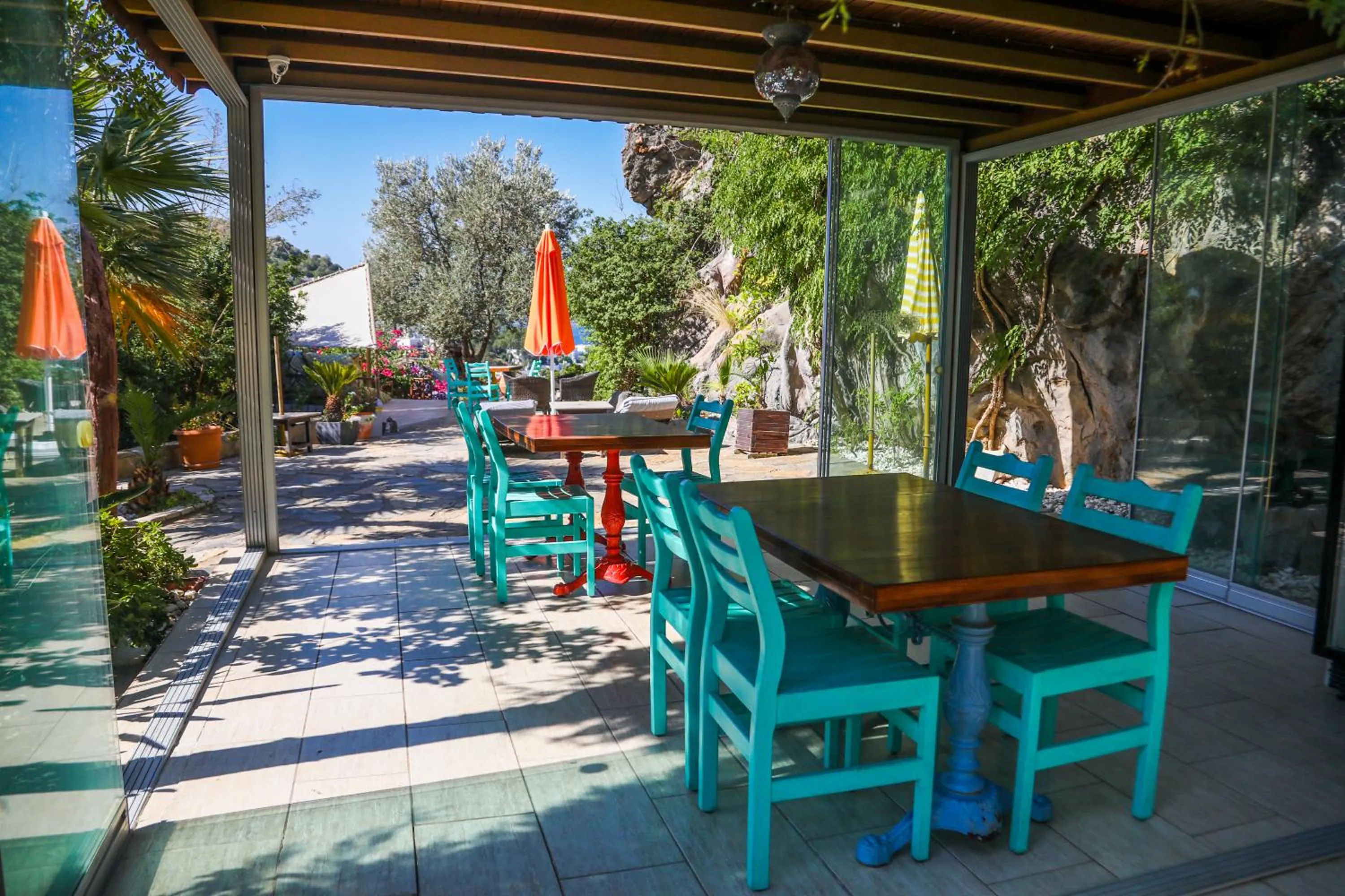 Dining area in The Aegean Gate Hotel