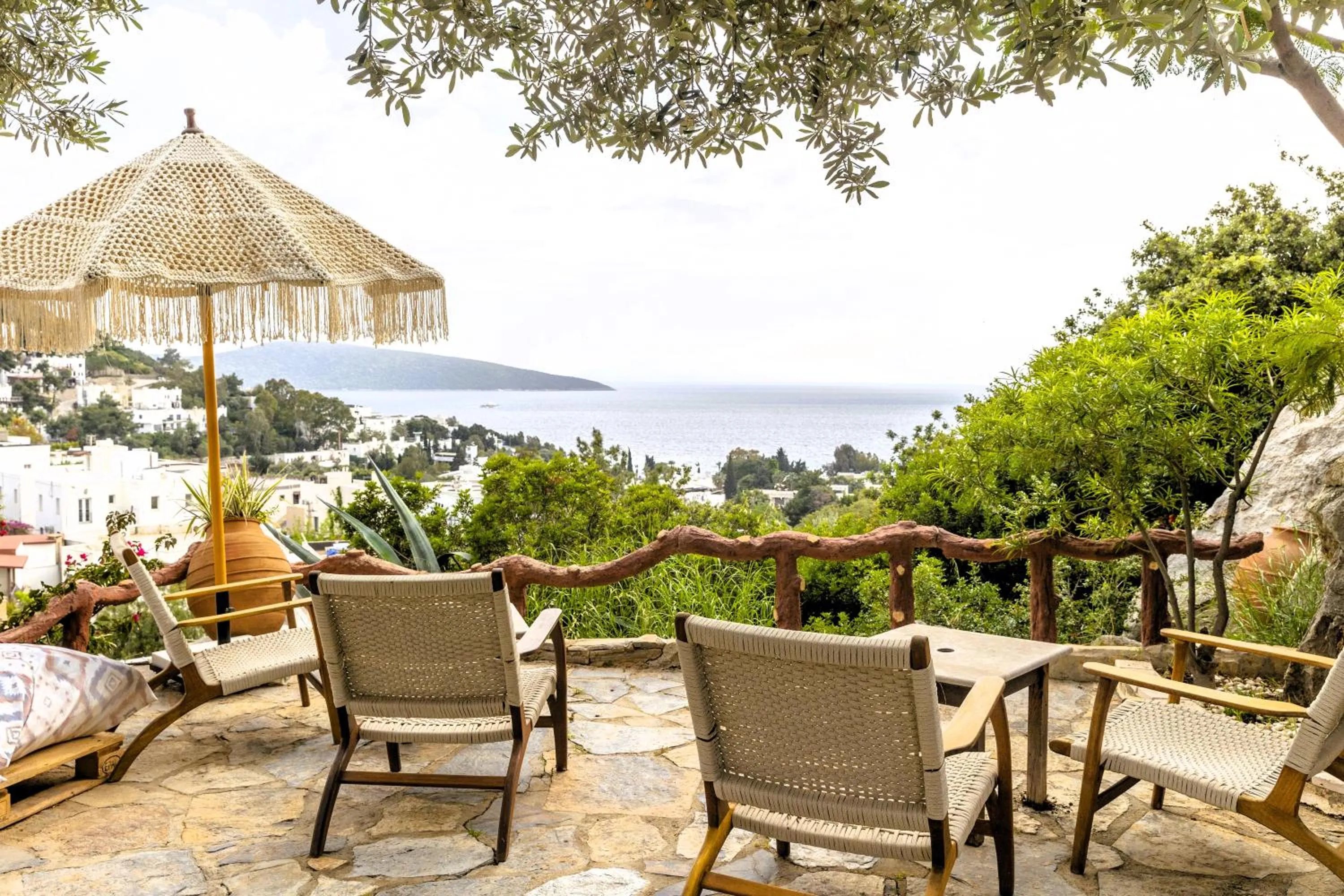 Patio in The Aegean Gate Hotel