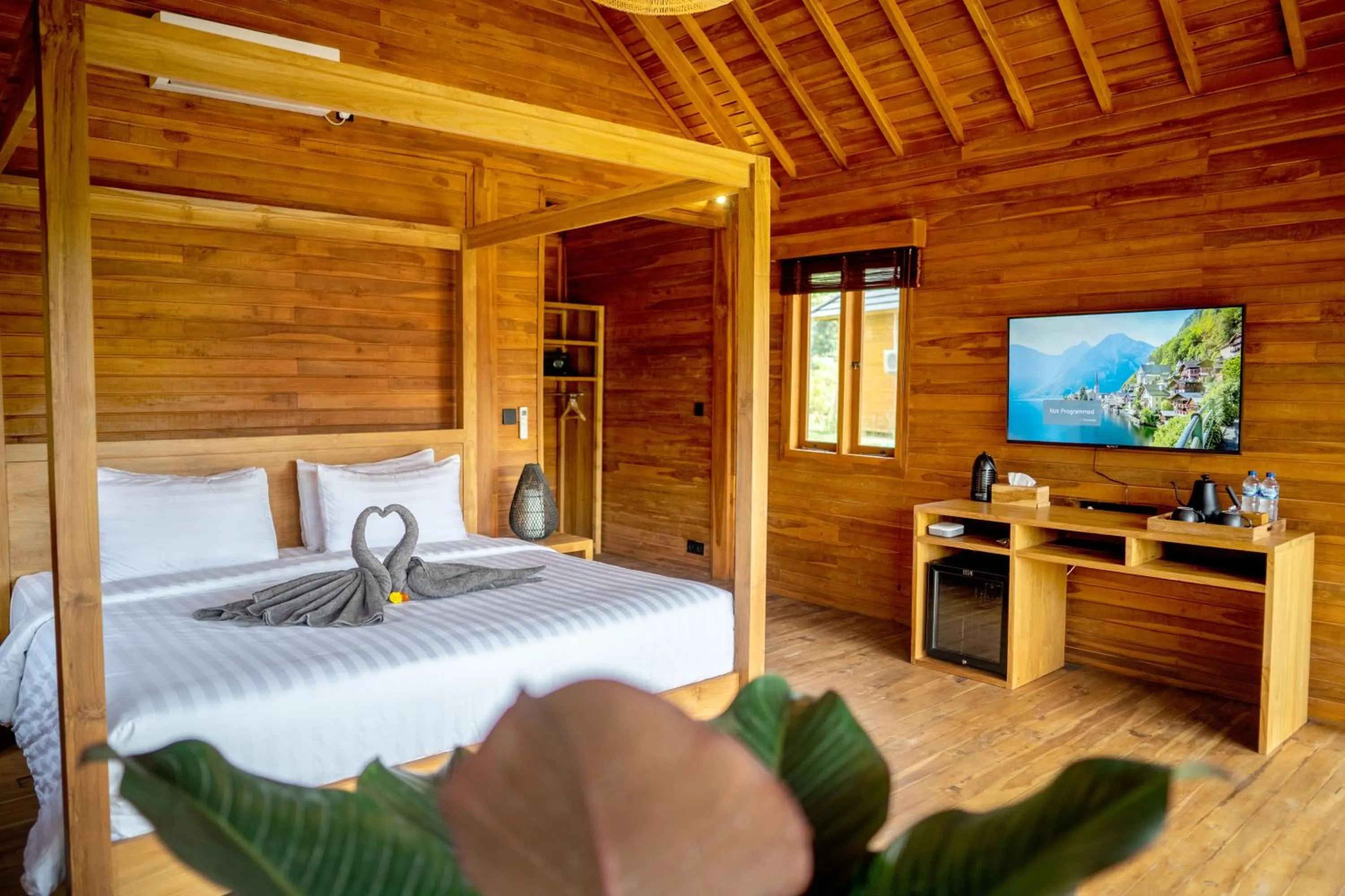 Bedroom, Bed in Taman Swarga Villa Resort & Spa Sidemen
