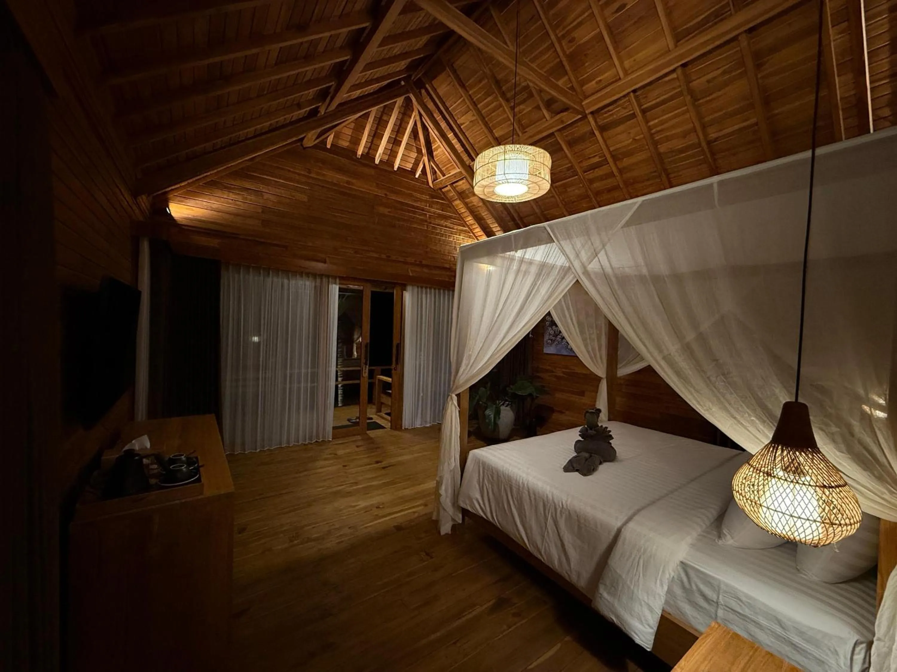 Bedroom, Bed in Taman Swarga Villa Resort & Spa Sidemen