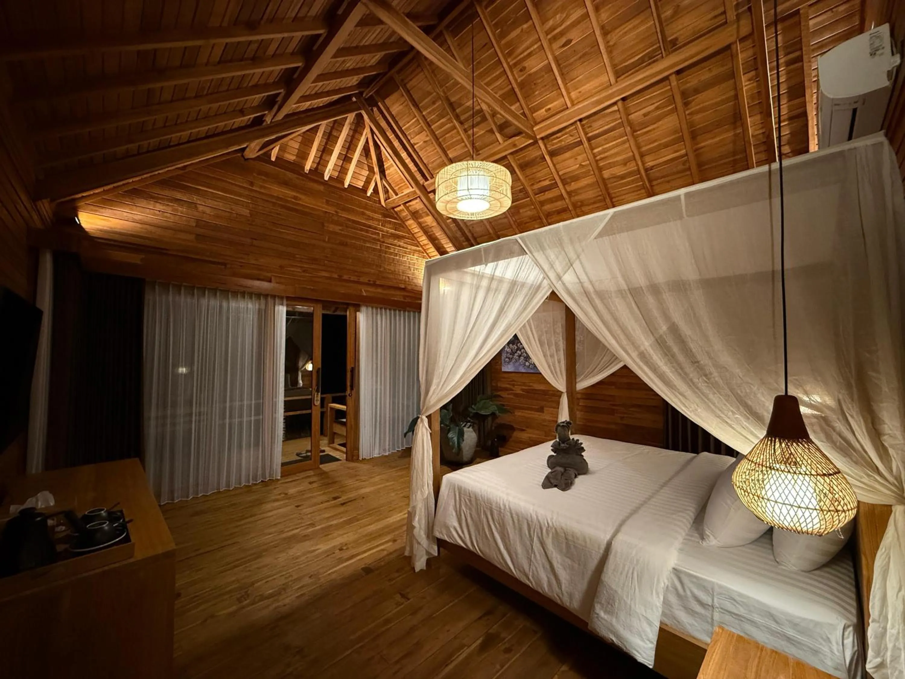 Bedroom, Bed in Taman Swarga Villa Resort & Spa Sidemen