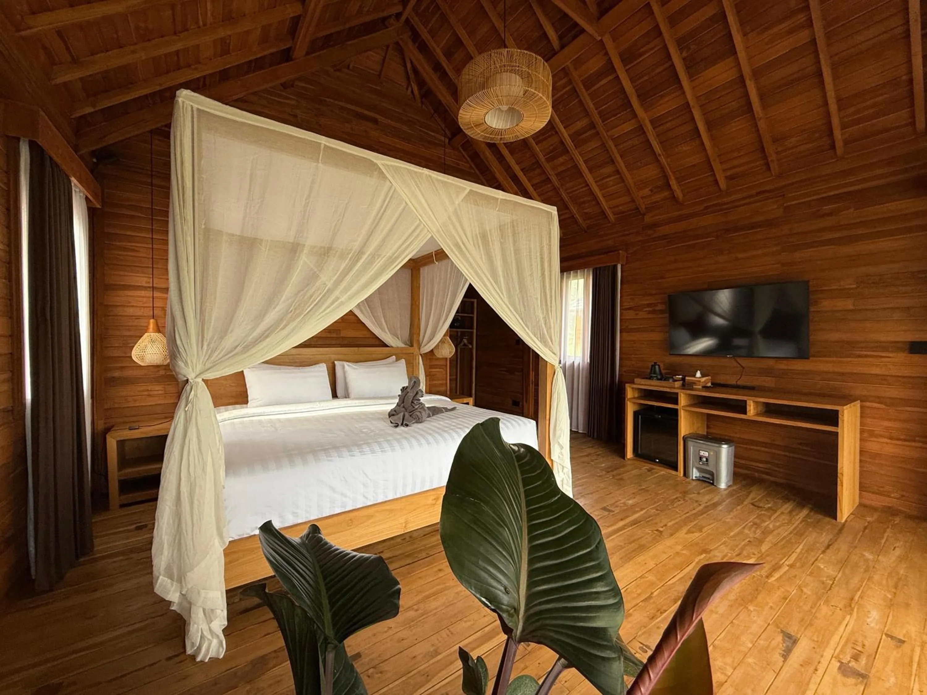 Bedroom, Bed in Taman Swarga Villa Resort & Spa Sidemen