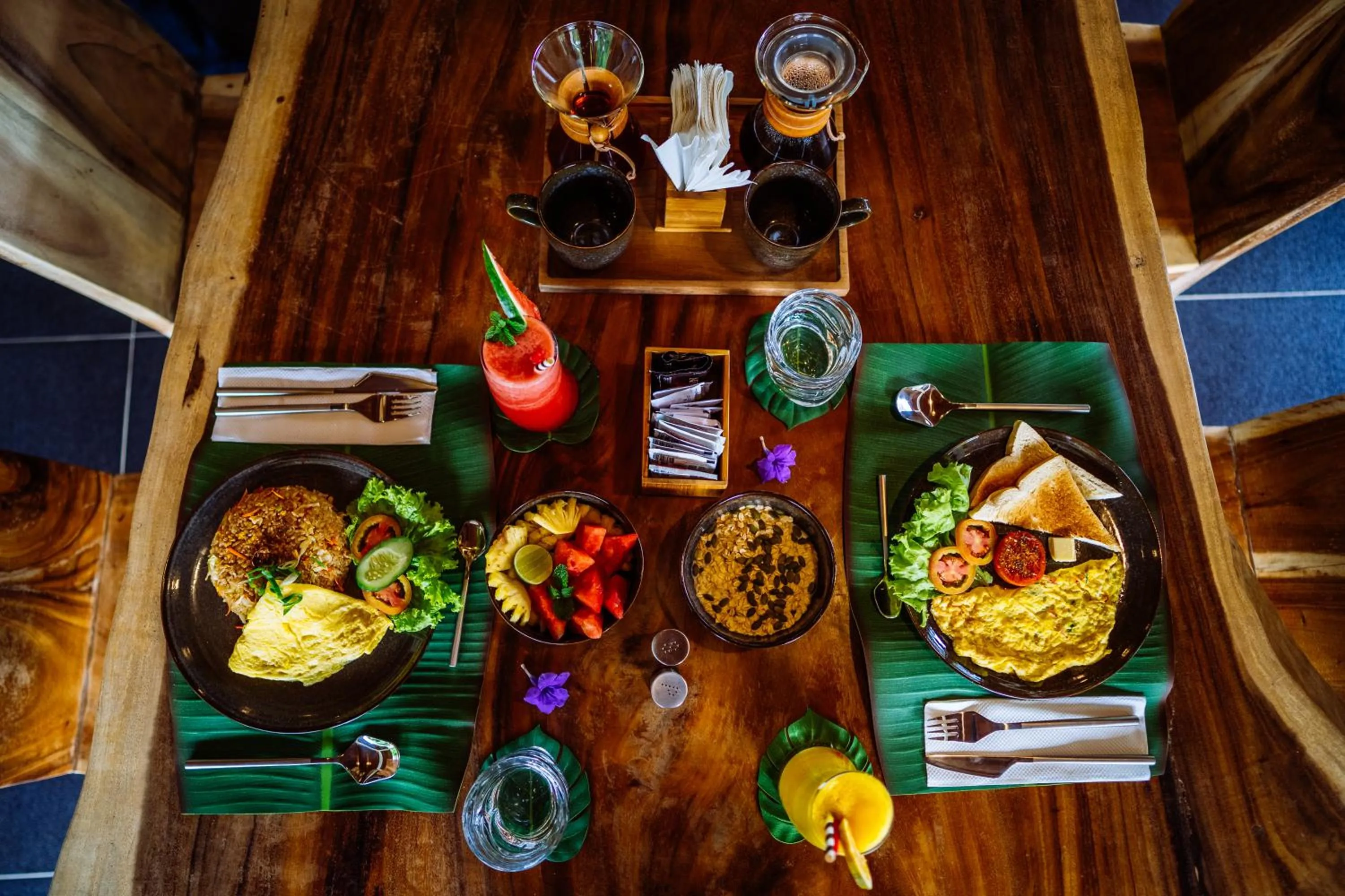 Food and drinks in Taman Swarga Villa Resort & Spa Sidemen