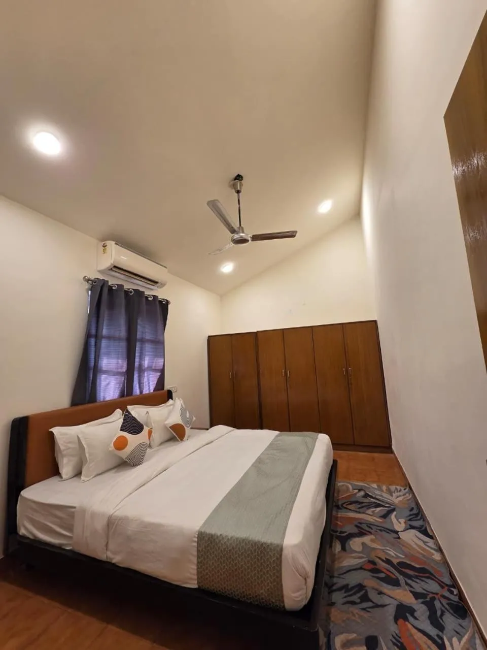 Bed in Perfectstayz Premium Goa Continental Baga
