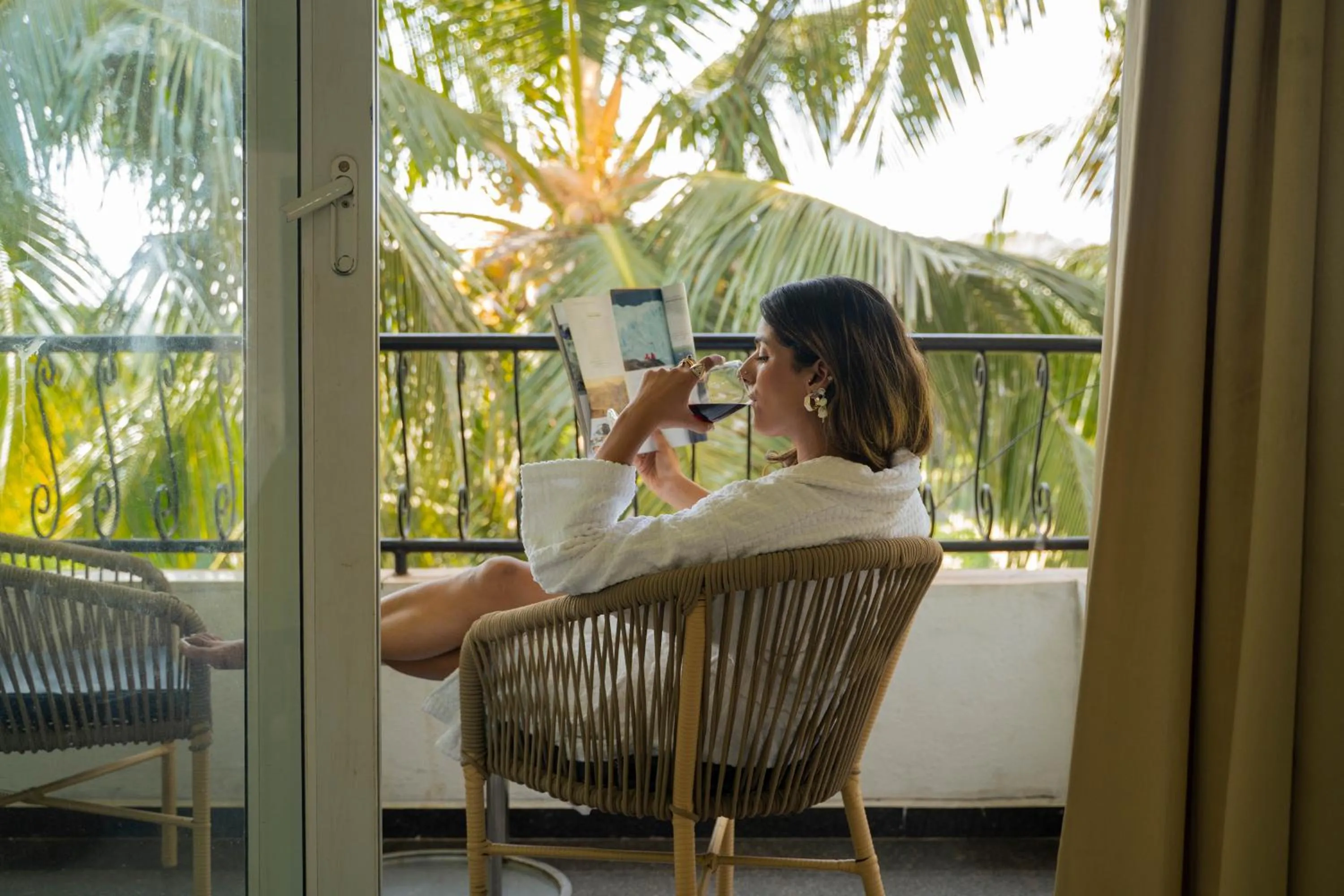 Balcony/Terrace in Perfectstayz Premium Goa Continental Baga