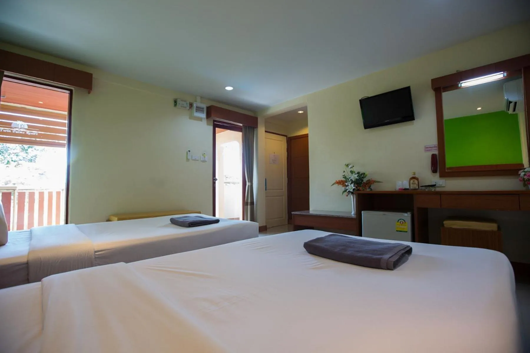 Bedroom, Bed in Twin Palms Resort Pattaya, SHA Extra Plus Certified