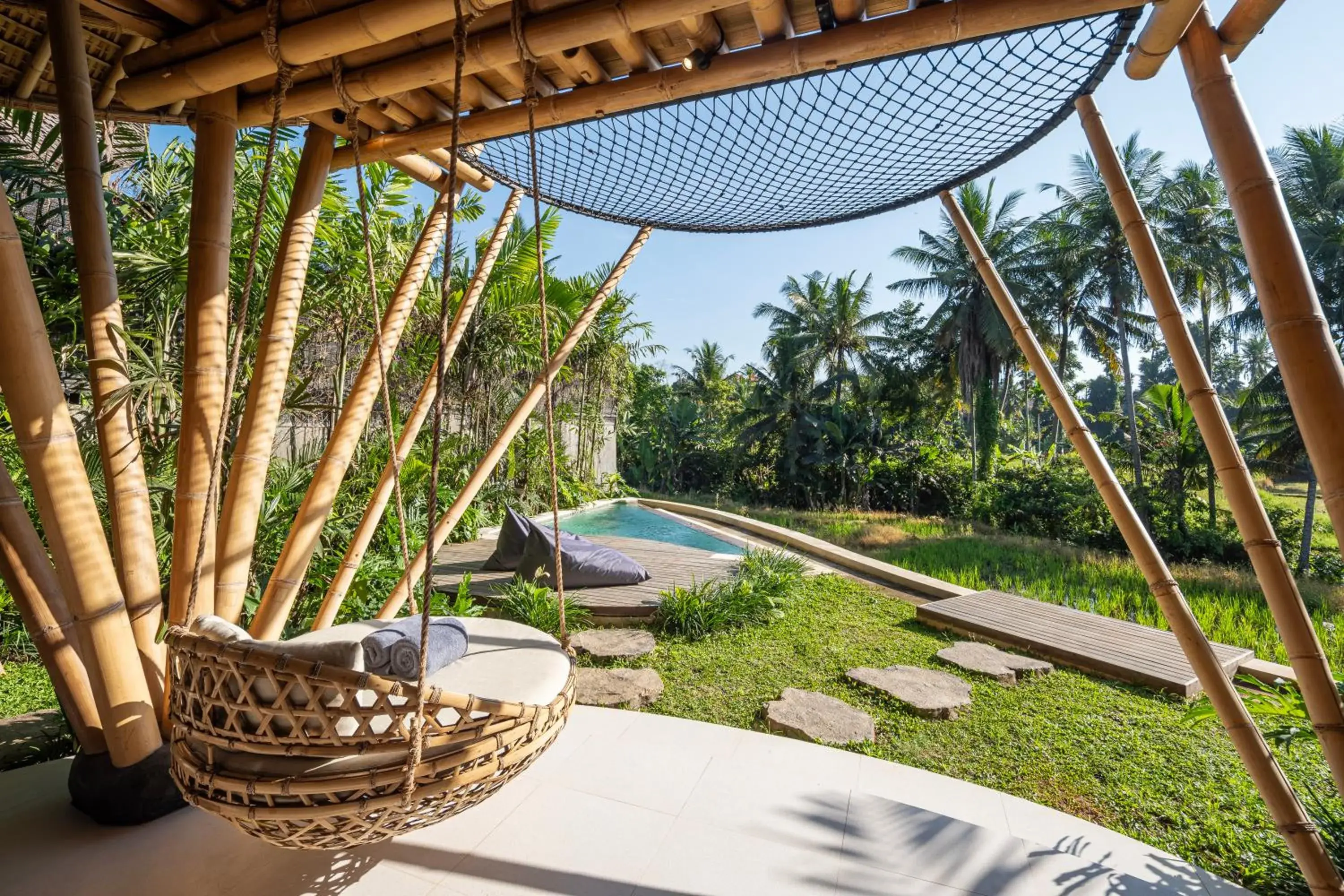 Swimming pool in Emana Bambooscape Swimming pool in Emana Bambooscape