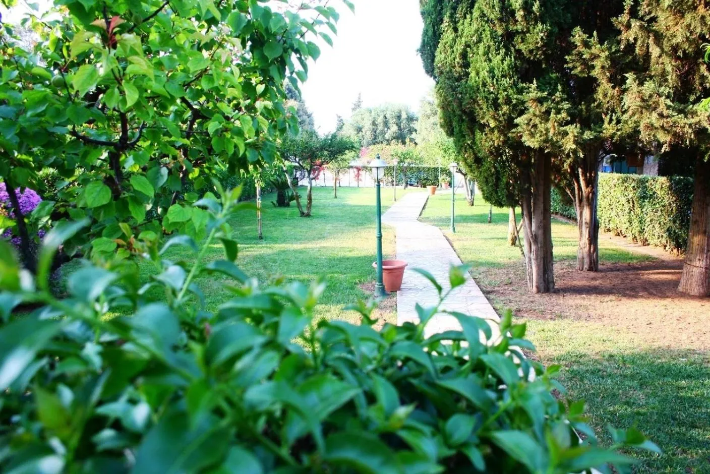 Garden view in B&B Verdegiada