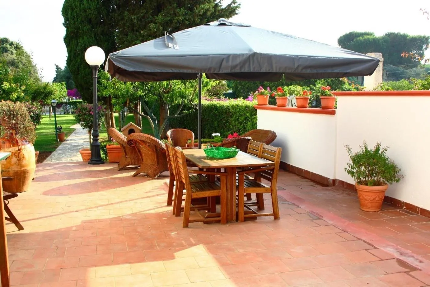 Garden in B&B Verdegiada