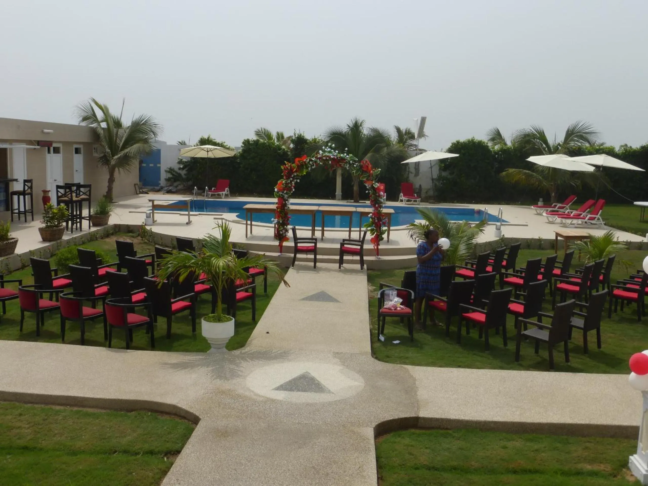 Garden in Hôtel Résidence Madiba