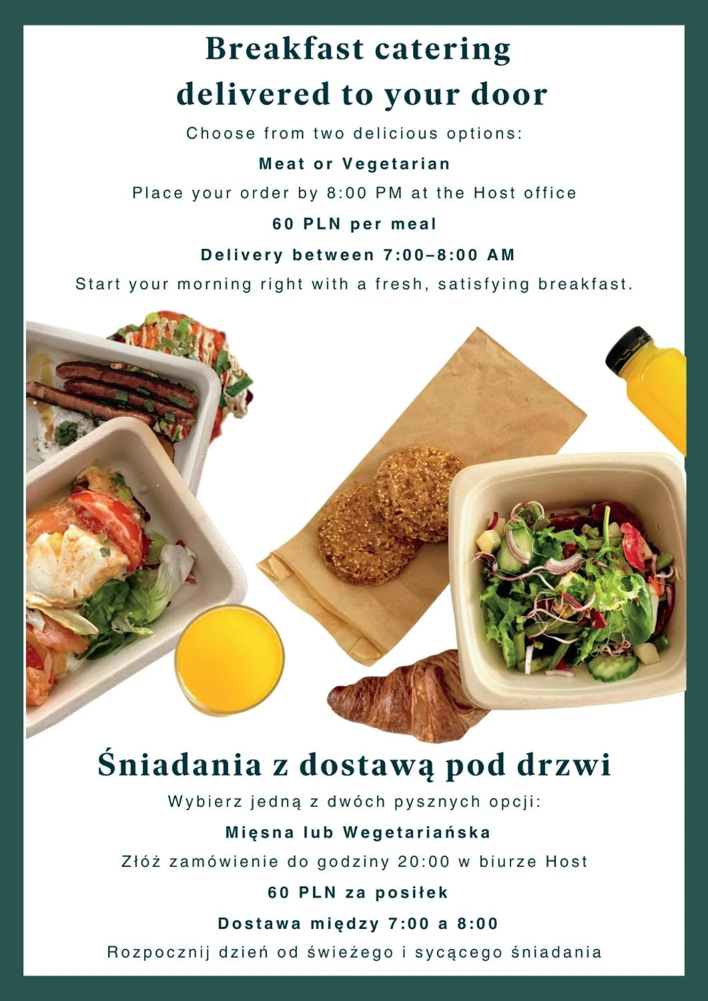 Breakfast in Noli Gdansk Old Town