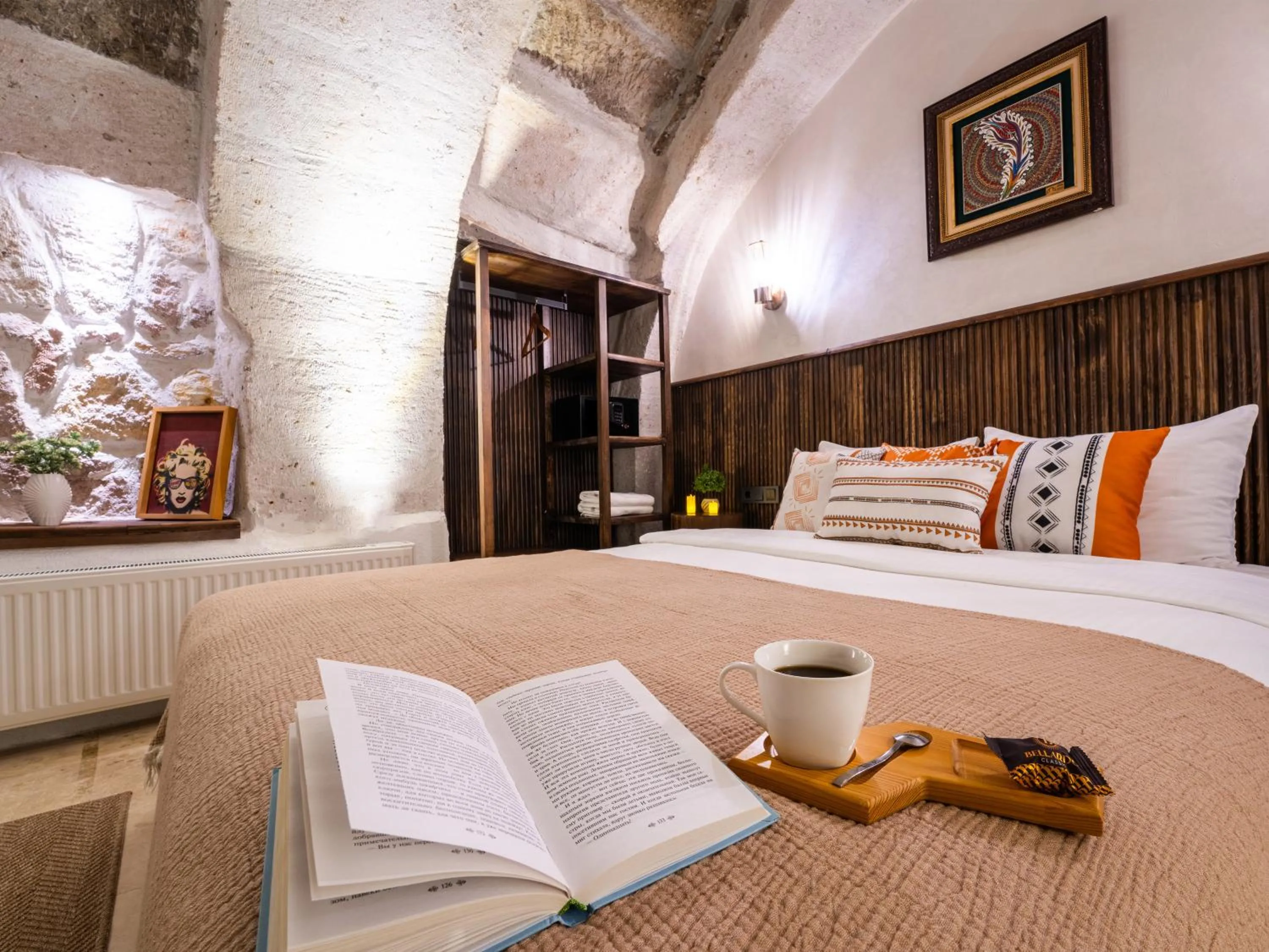 Bed in My Cappadocia Stone House