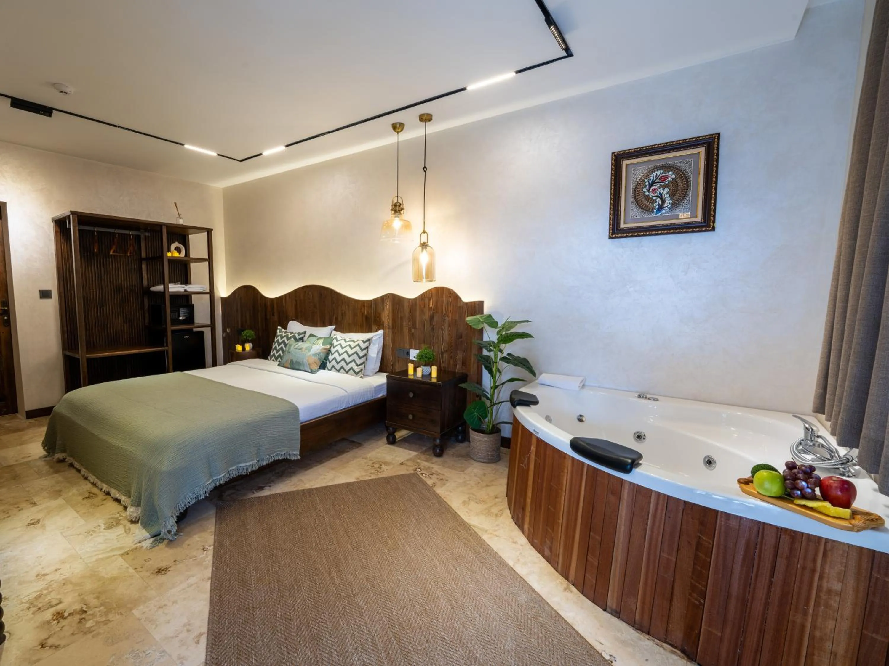 Bed in My Cappadocia Stone House