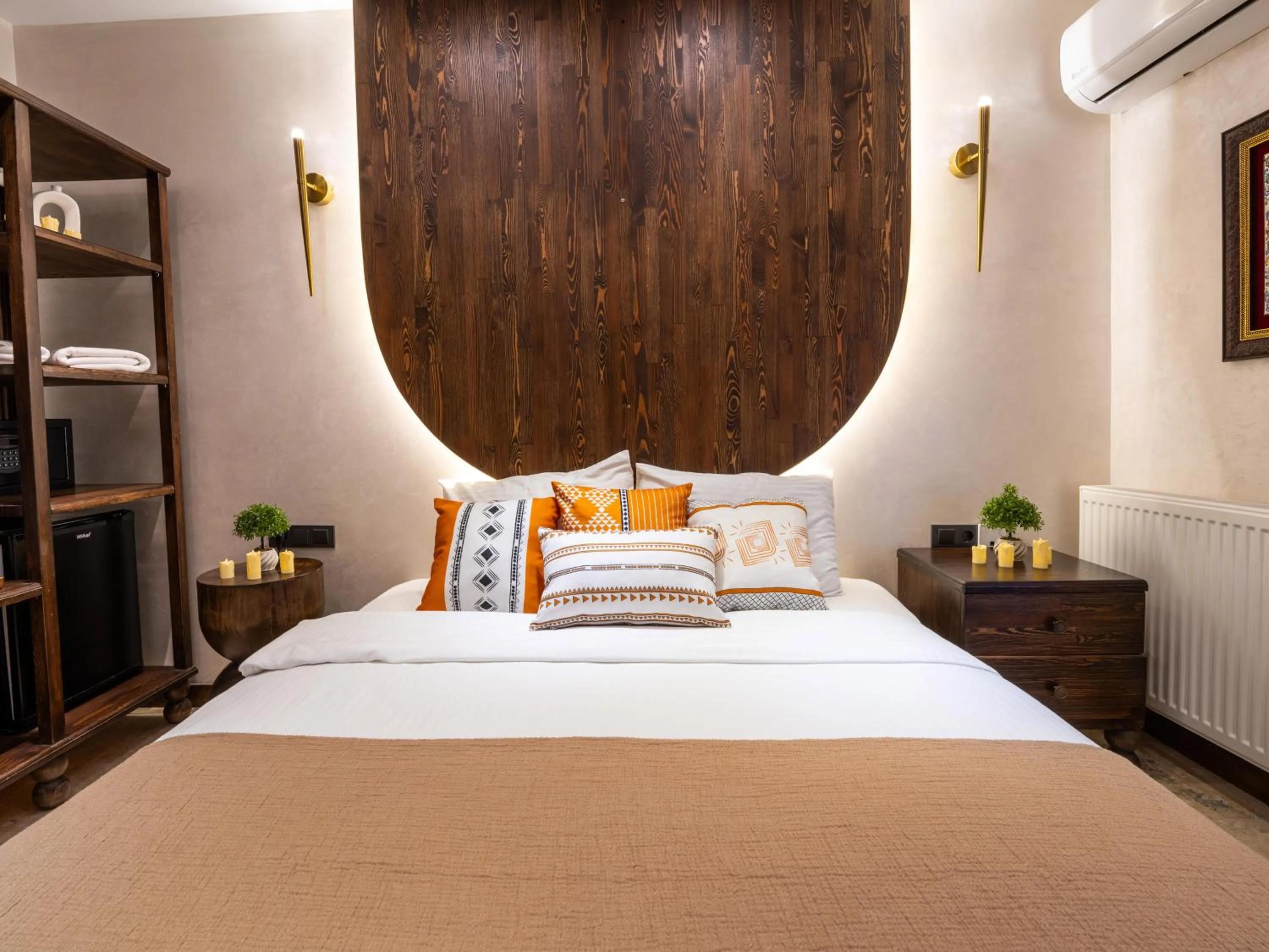 Bedroom, Bed in My Cappadocia Stone House