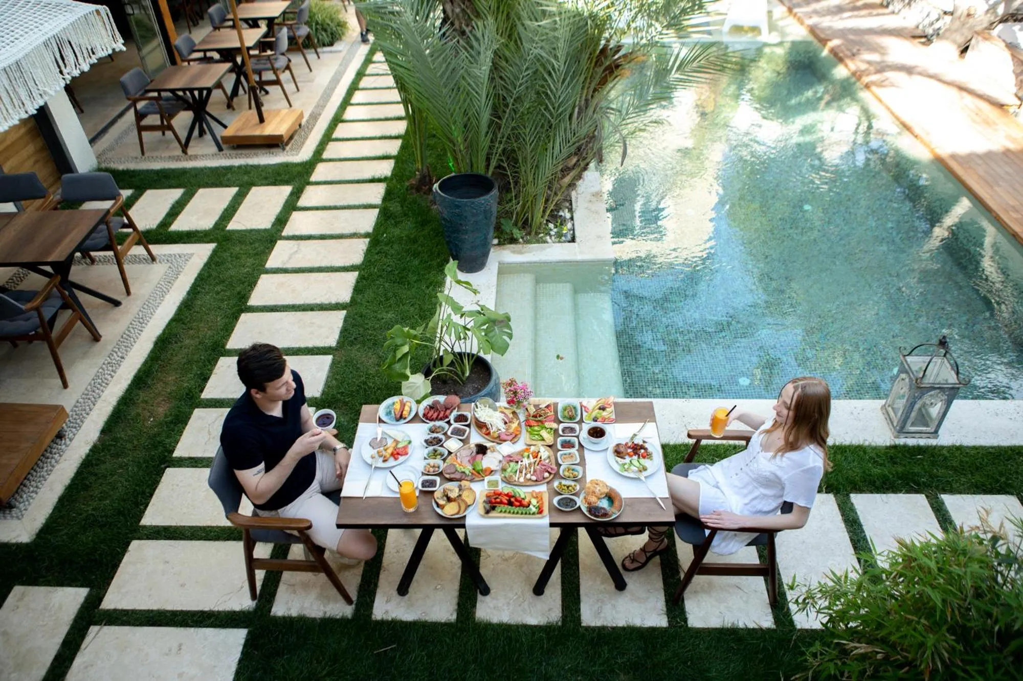 Pool view in The ABC Hotel