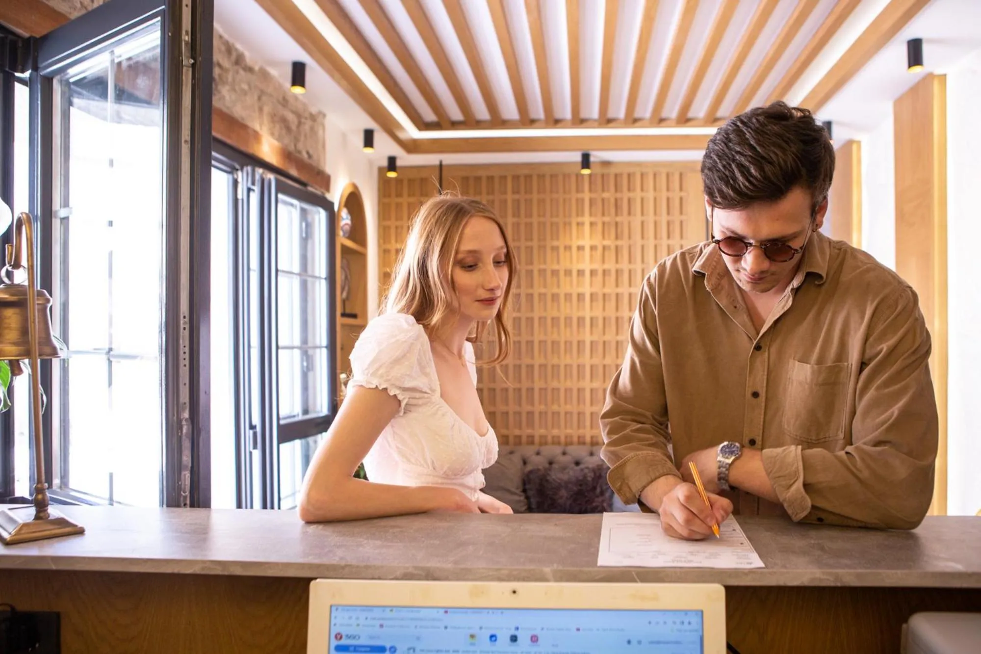 Lobby or reception in The ABC Hotel