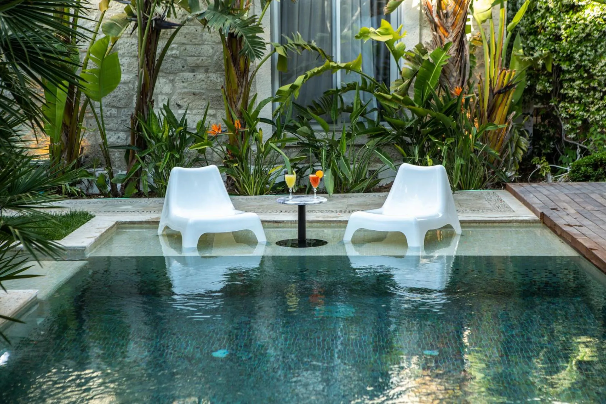 Pool view in The ABC Hotel