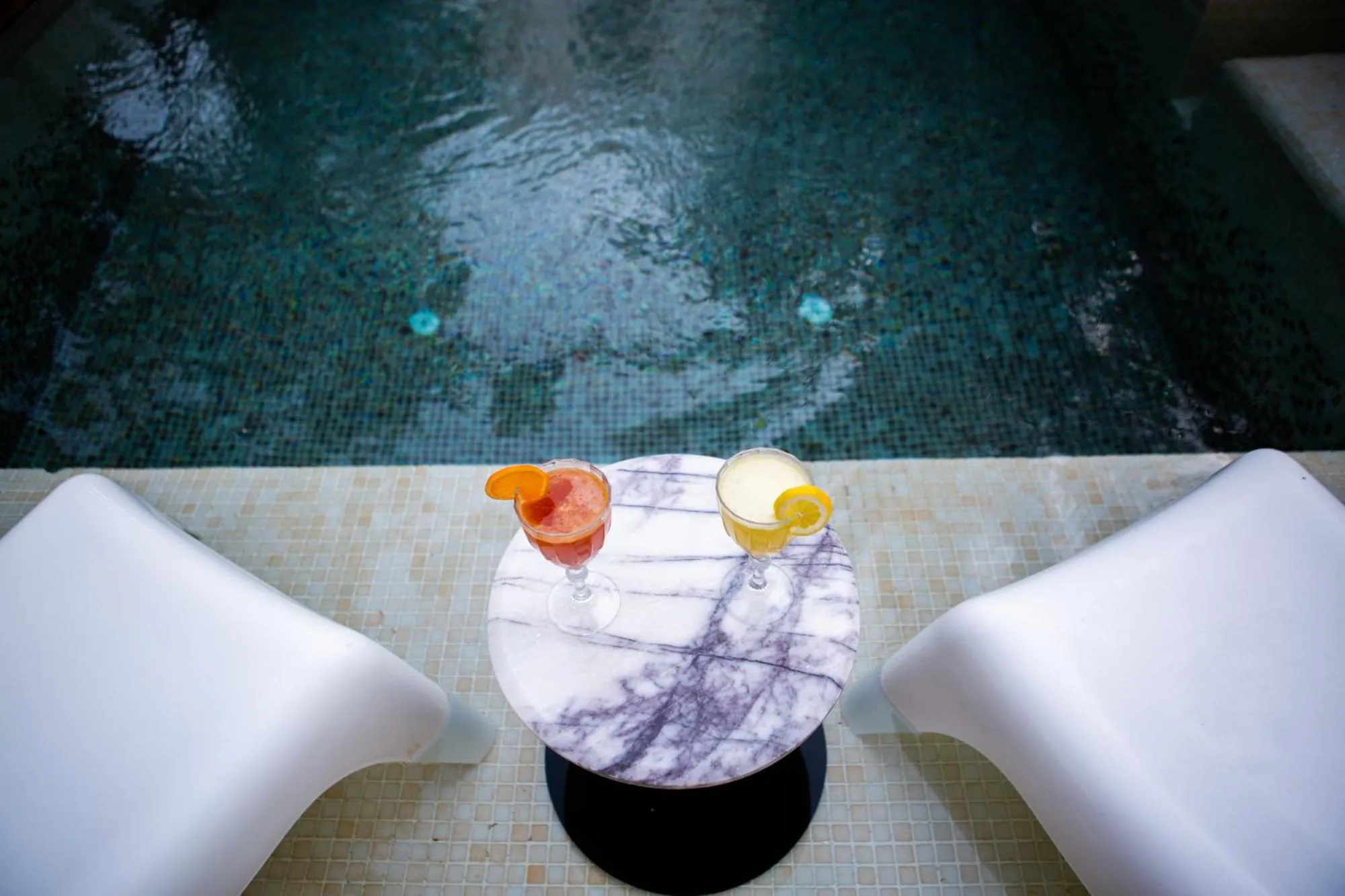 Pool view in The ABC Hotel