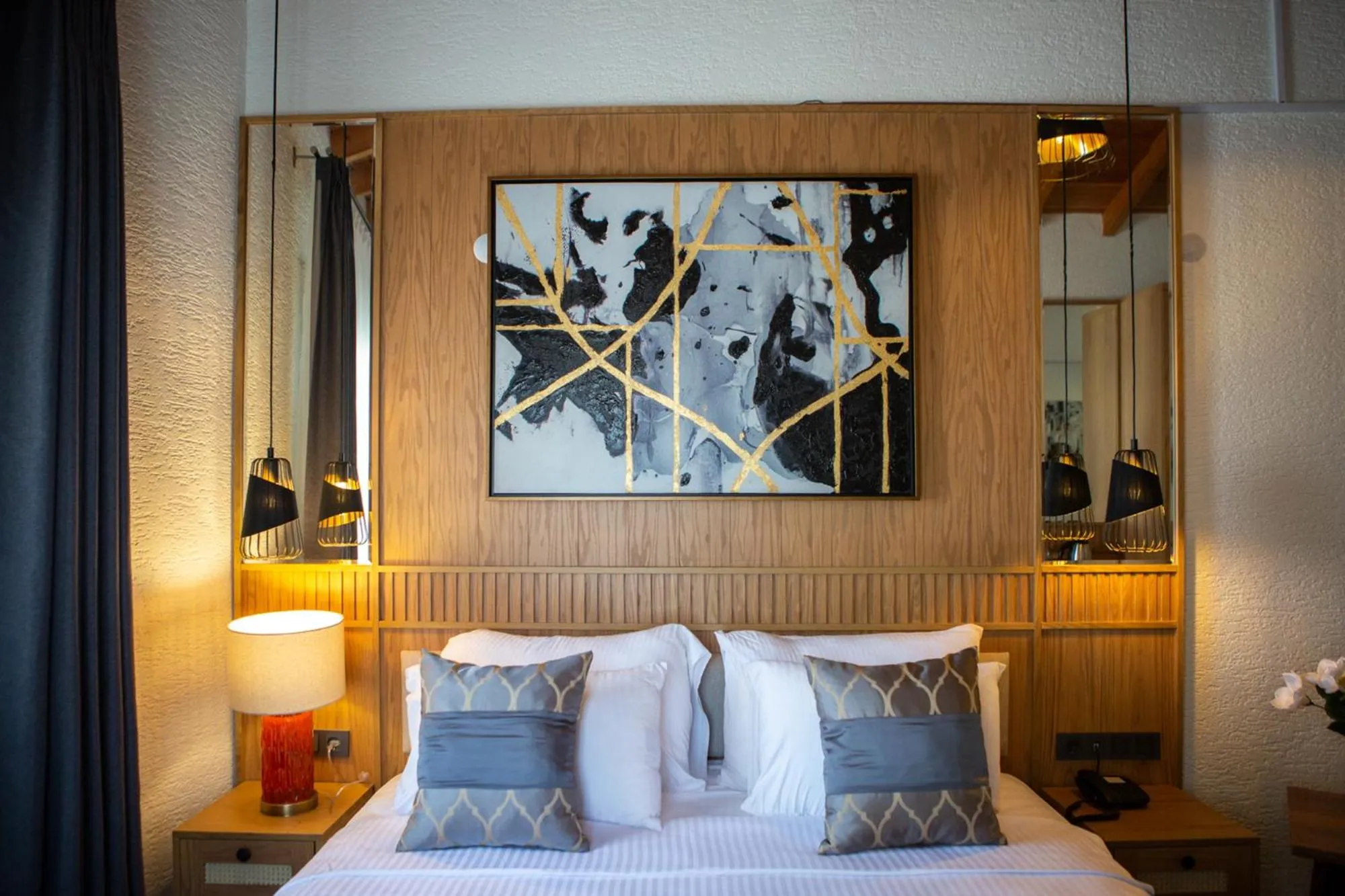 Bed in The ABC Hotel