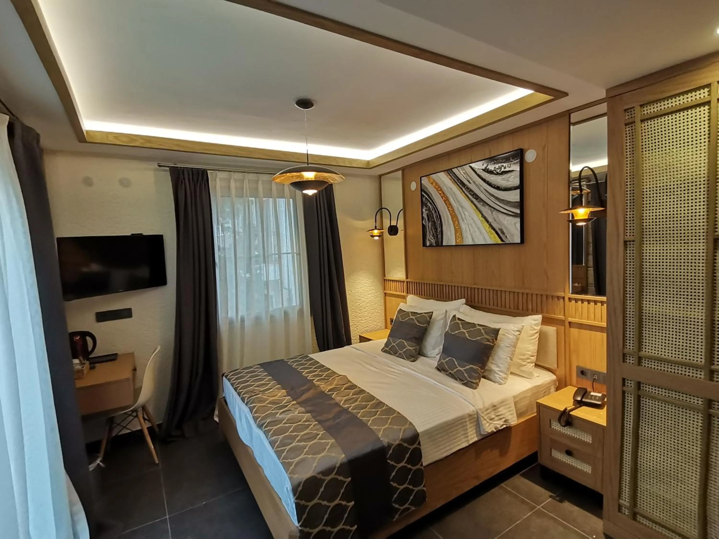 Bed in The ABC Hotel