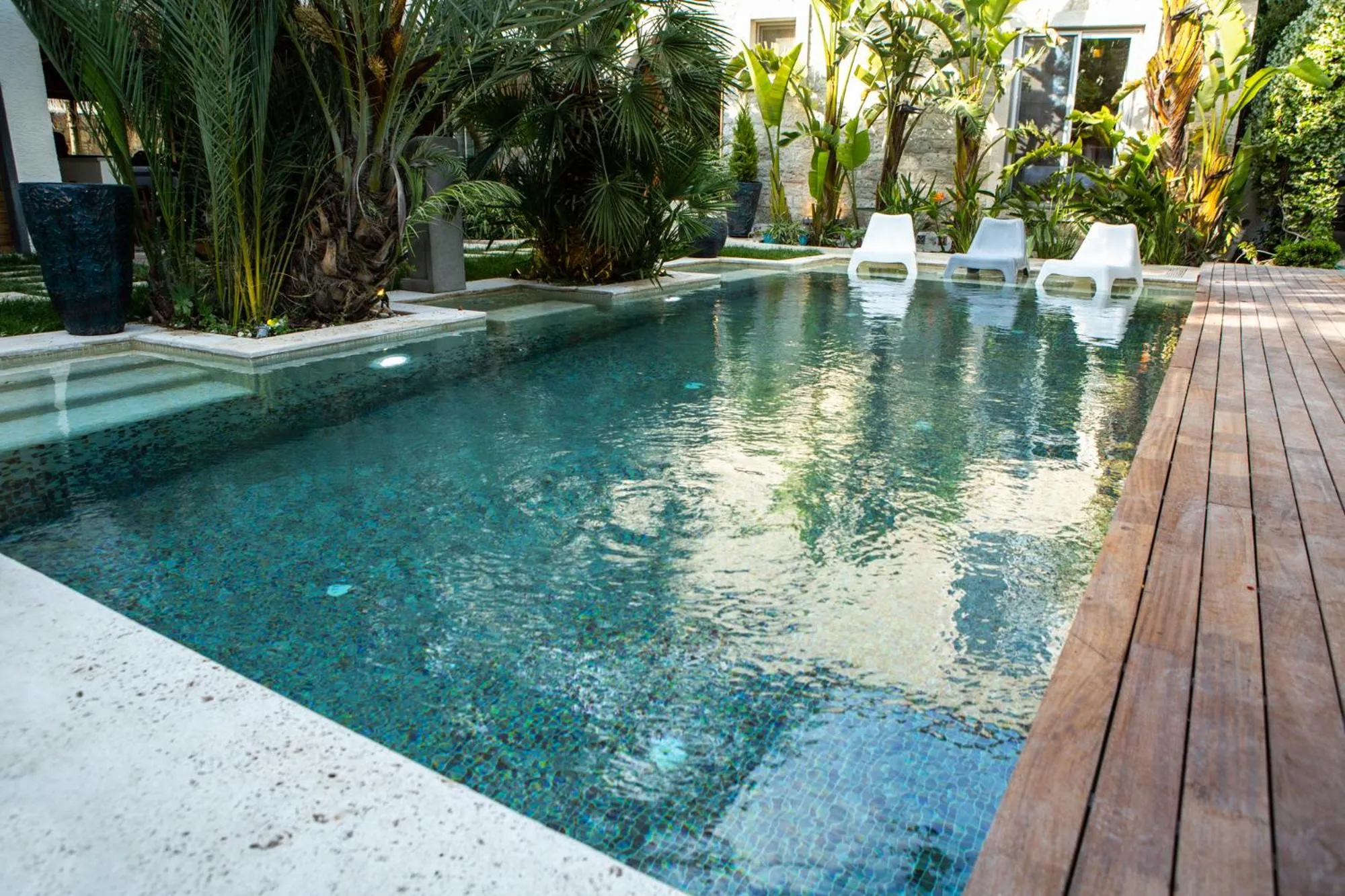 Pool view in The ABC Hotel
