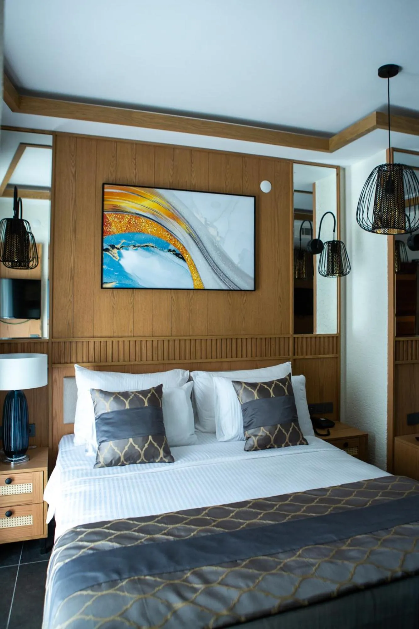 Bed in The ABC Hotel