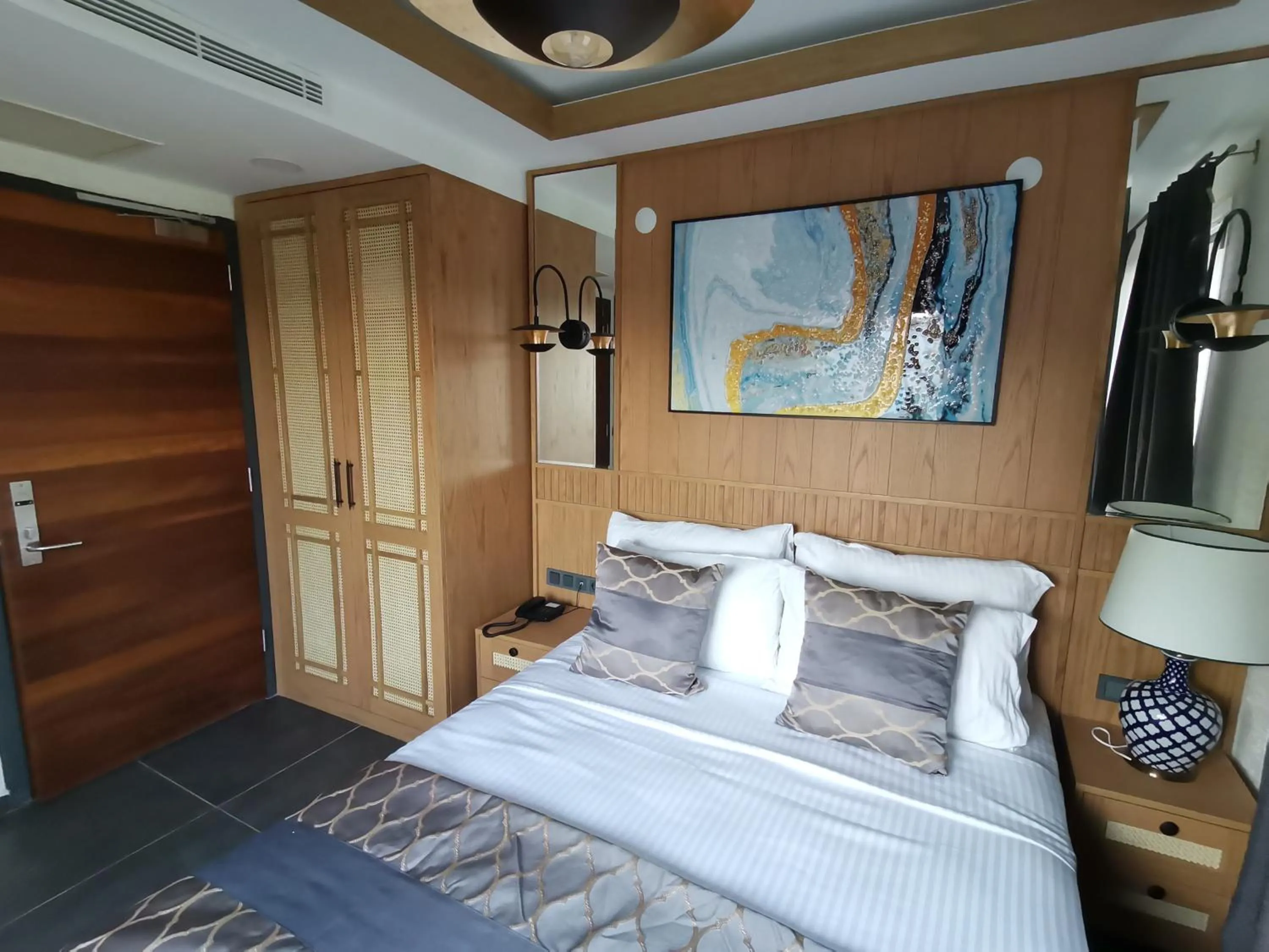 Bed in The ABC Hotel