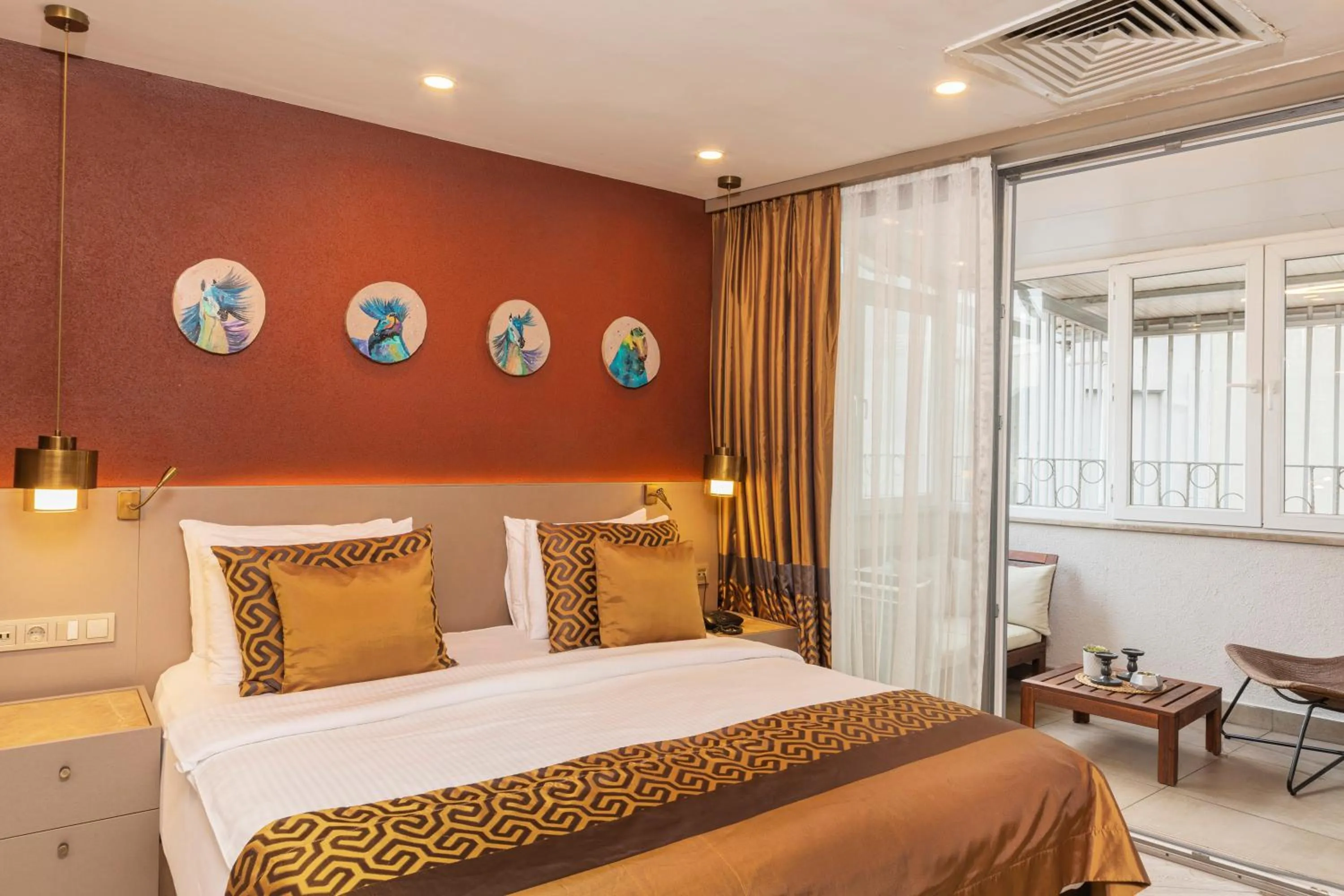 Bed in Ayramin Deluxe Hotel Taksim