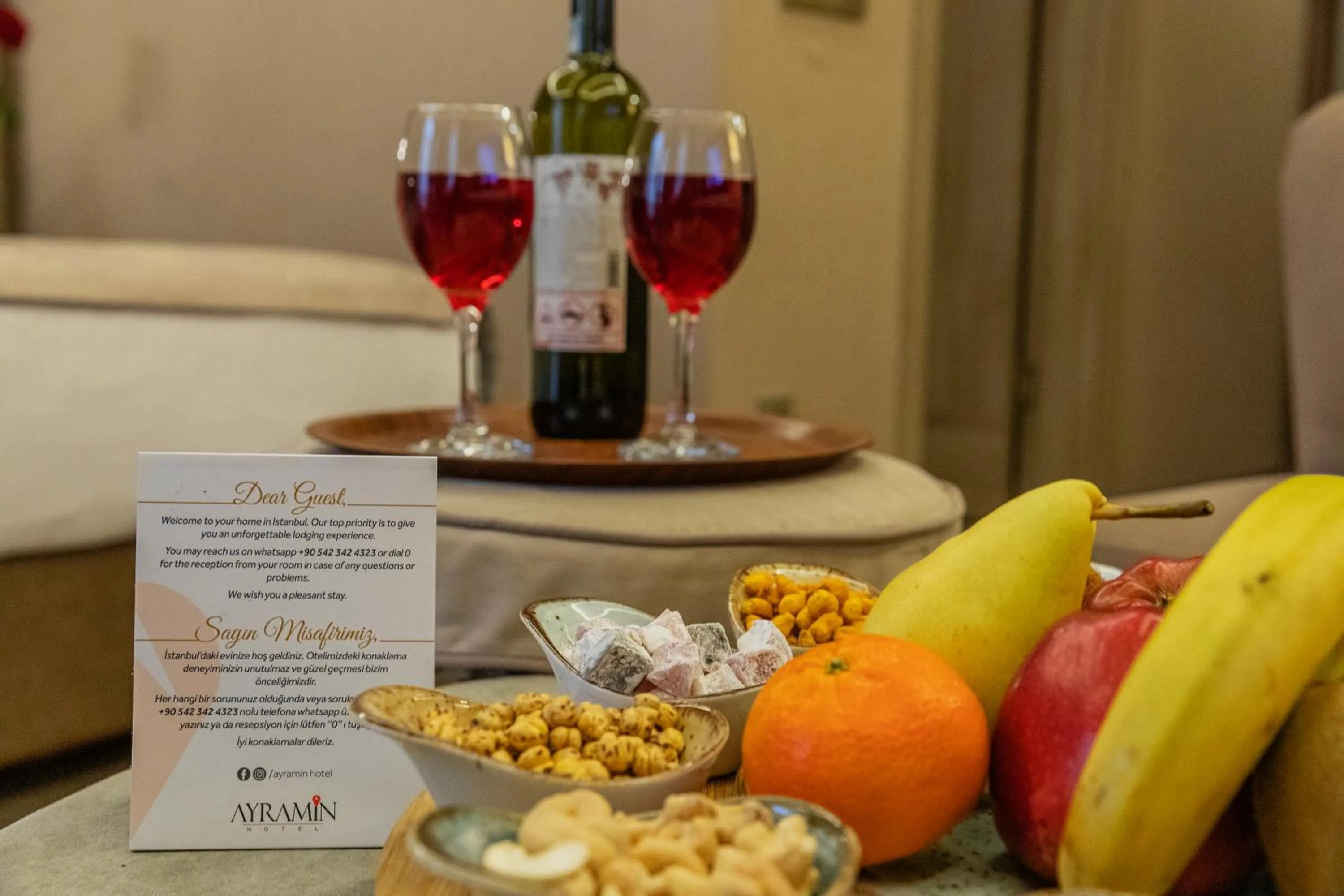 room service in Ayramin Deluxe Hotel Taksim