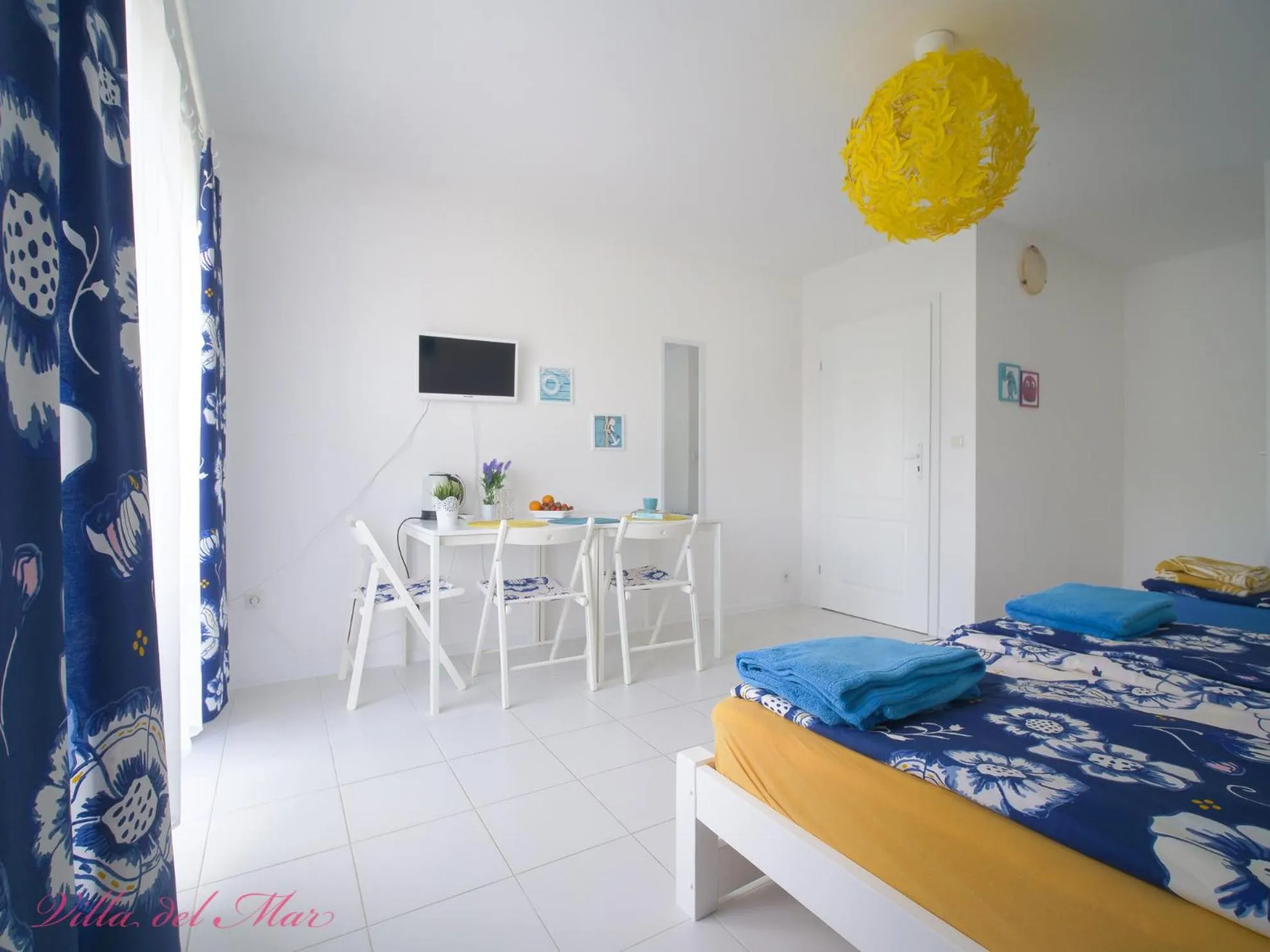 TV and multimedia, Bed in Villa del Mar