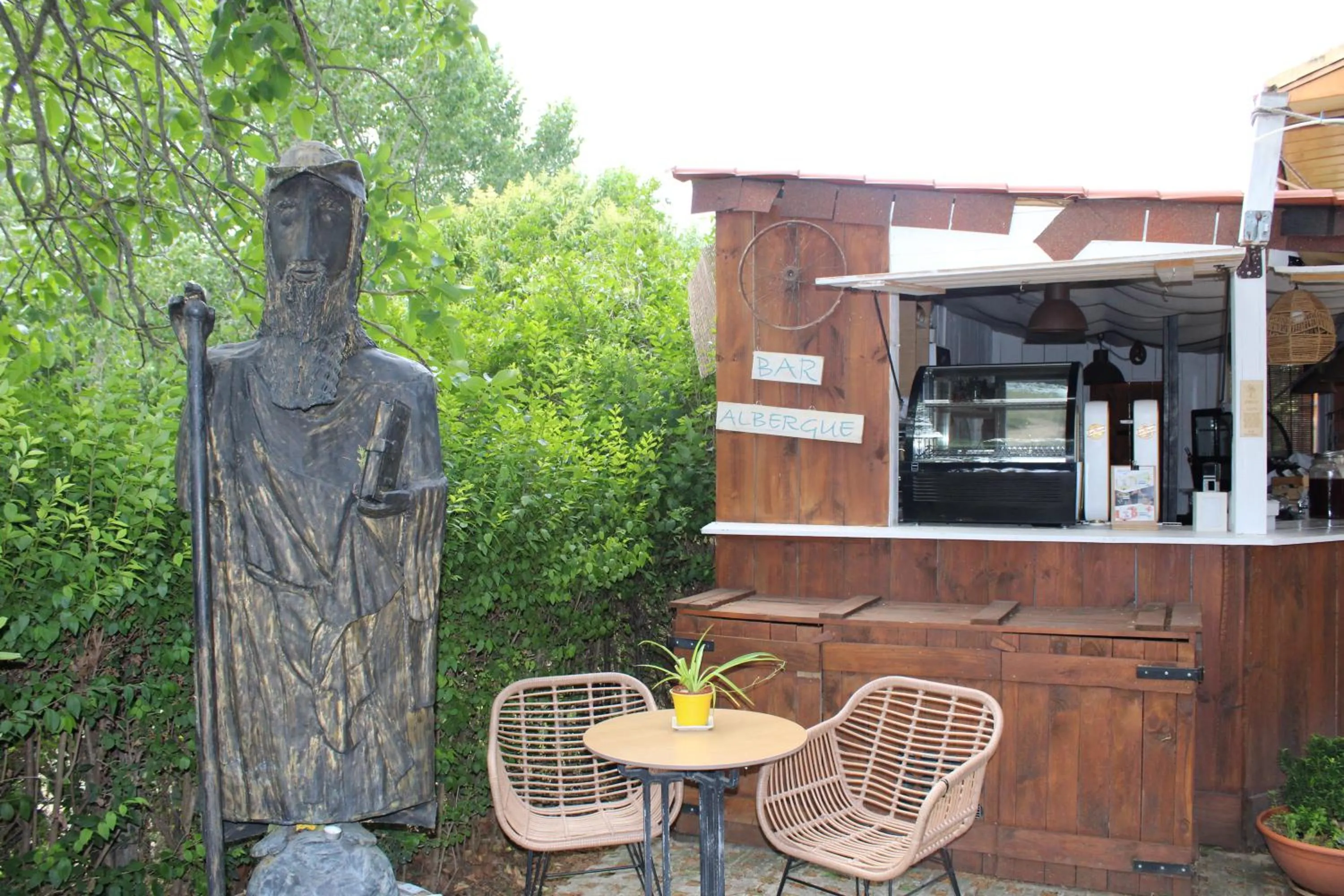 Facade/entrance in Albergue Jakue