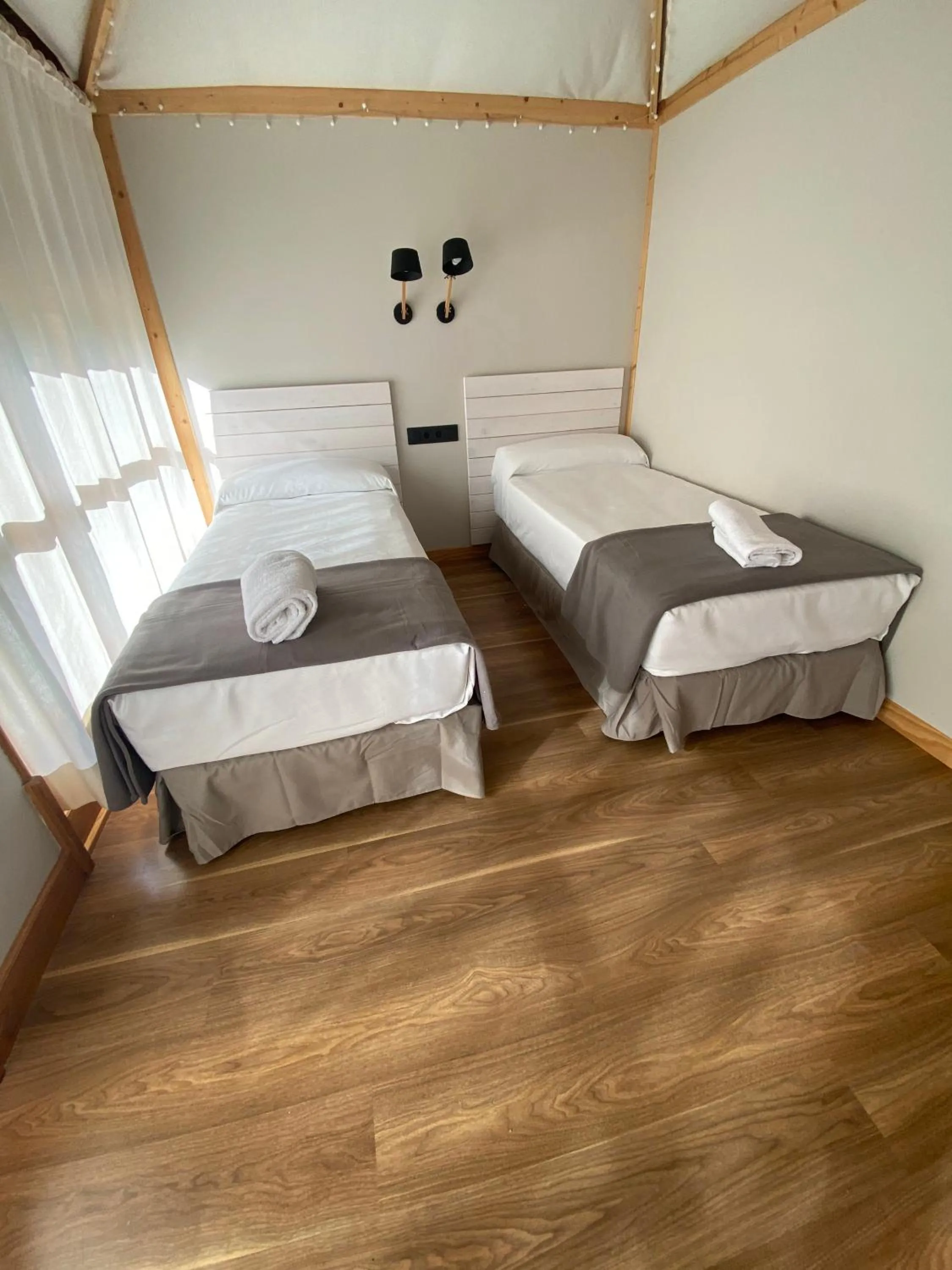 Bed in Albergue Jakue