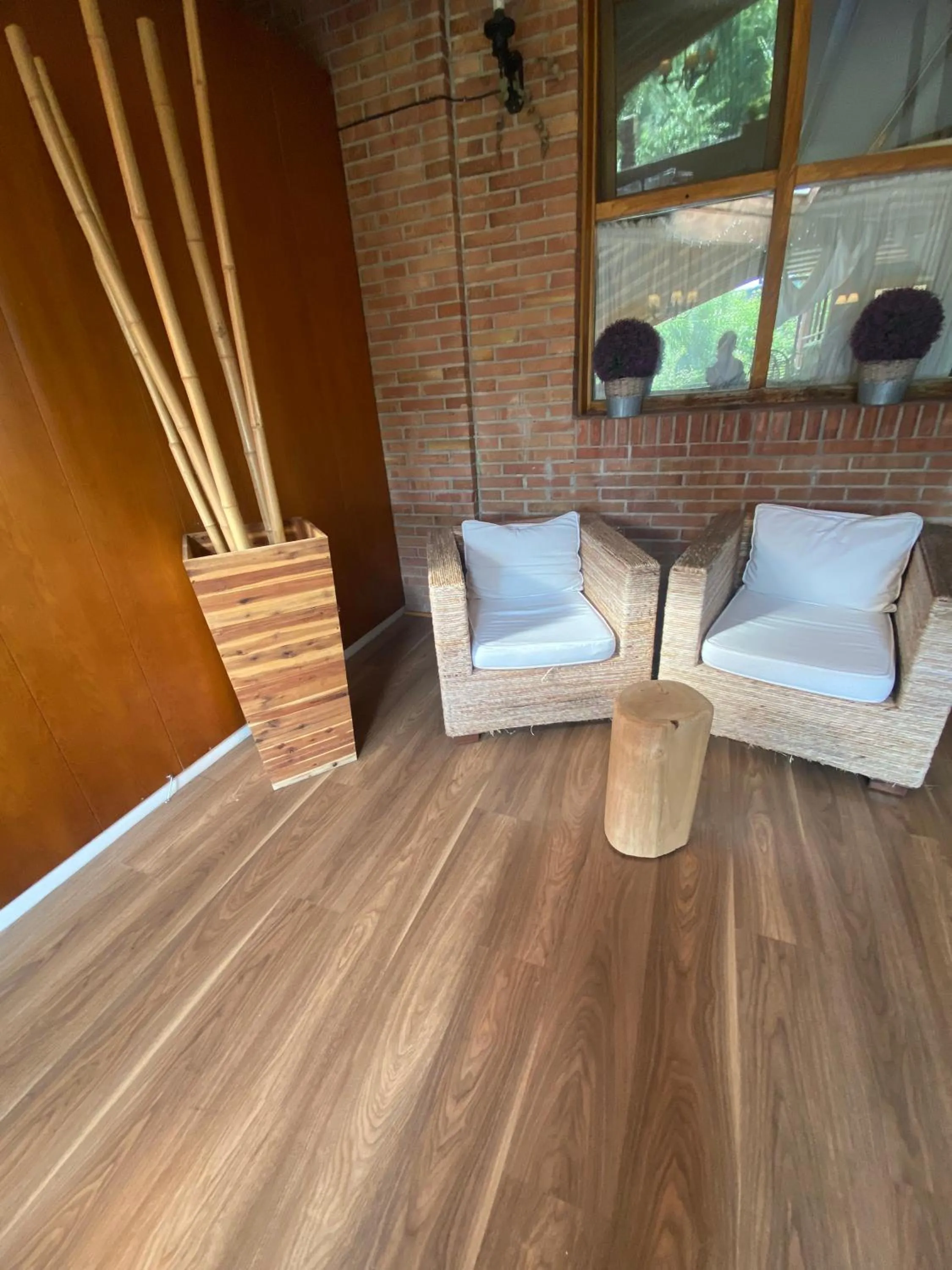 Living room in Albergue Jakue