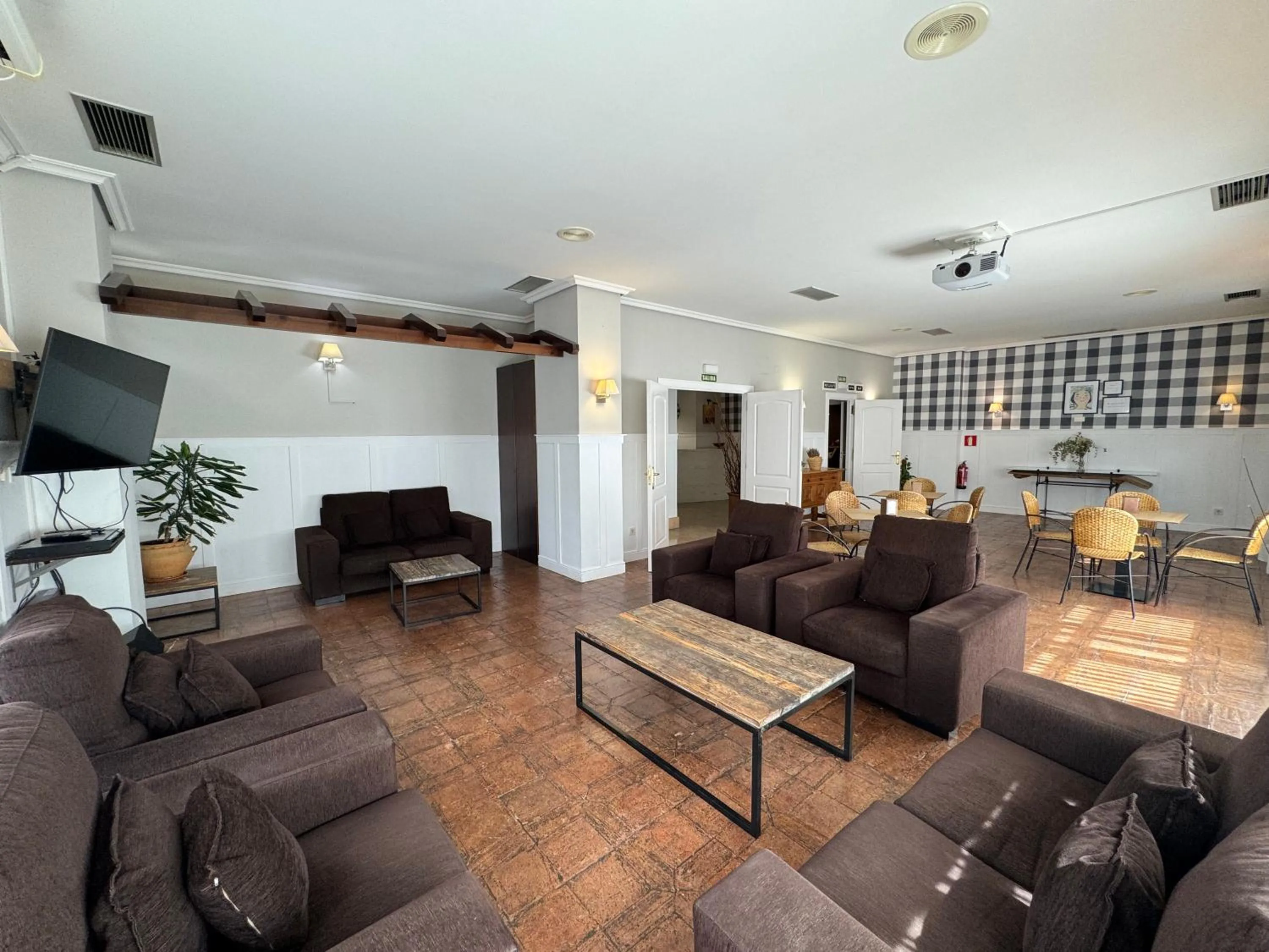 Living room in Albergue Jakue